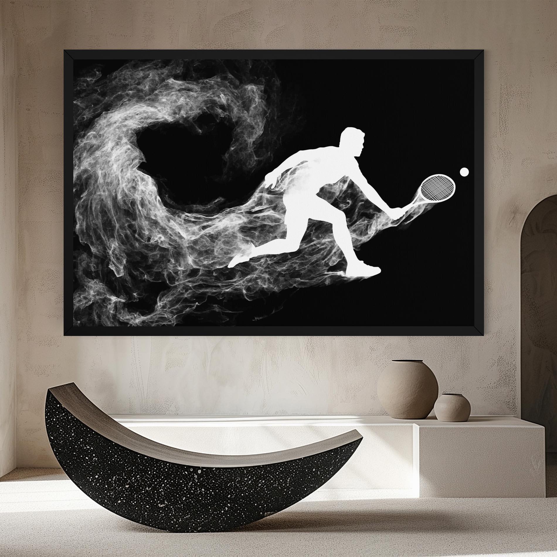 Leinwandbild Tennis White Smoke mockup 8