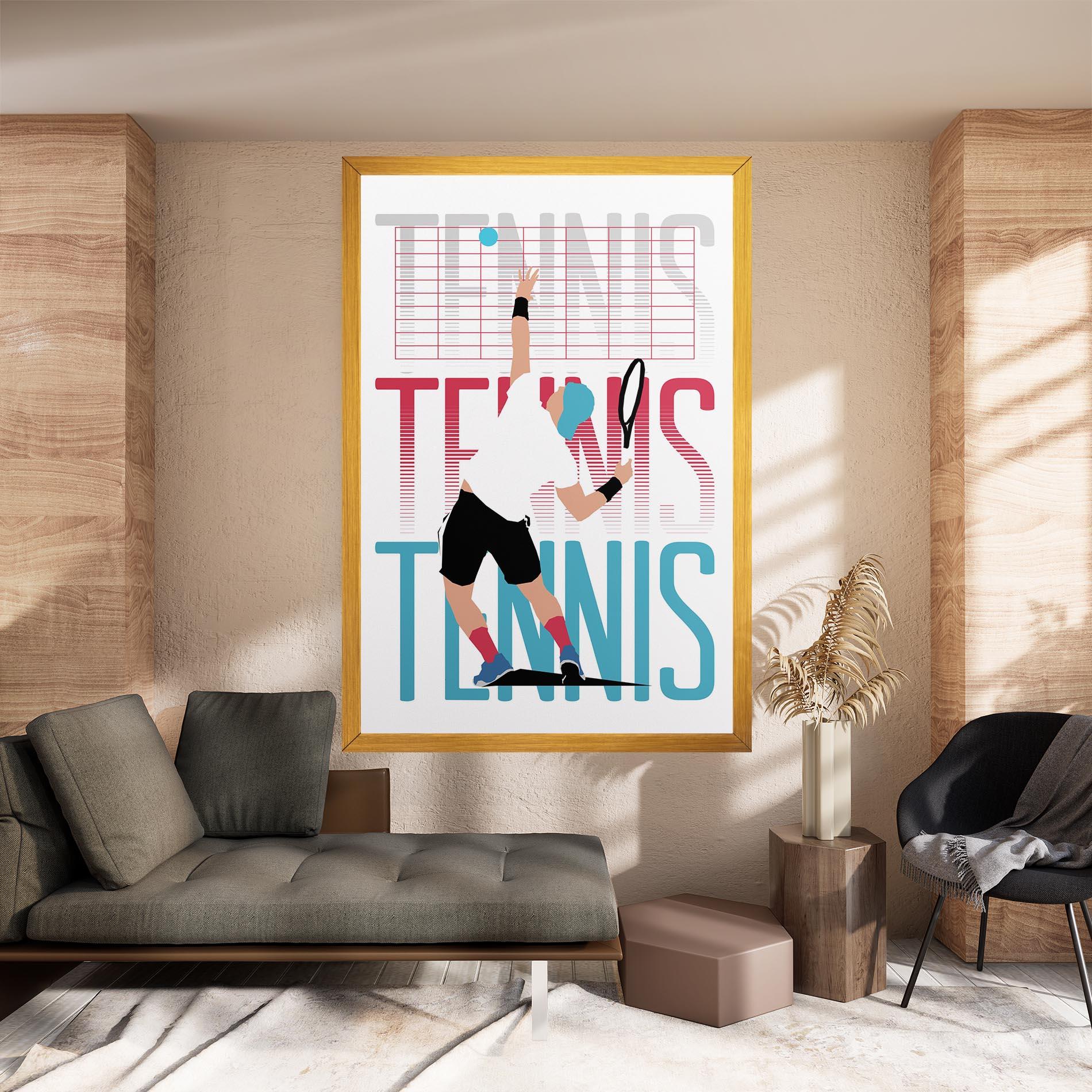 Leinwandbild Tennis Ball Jump mockup 8