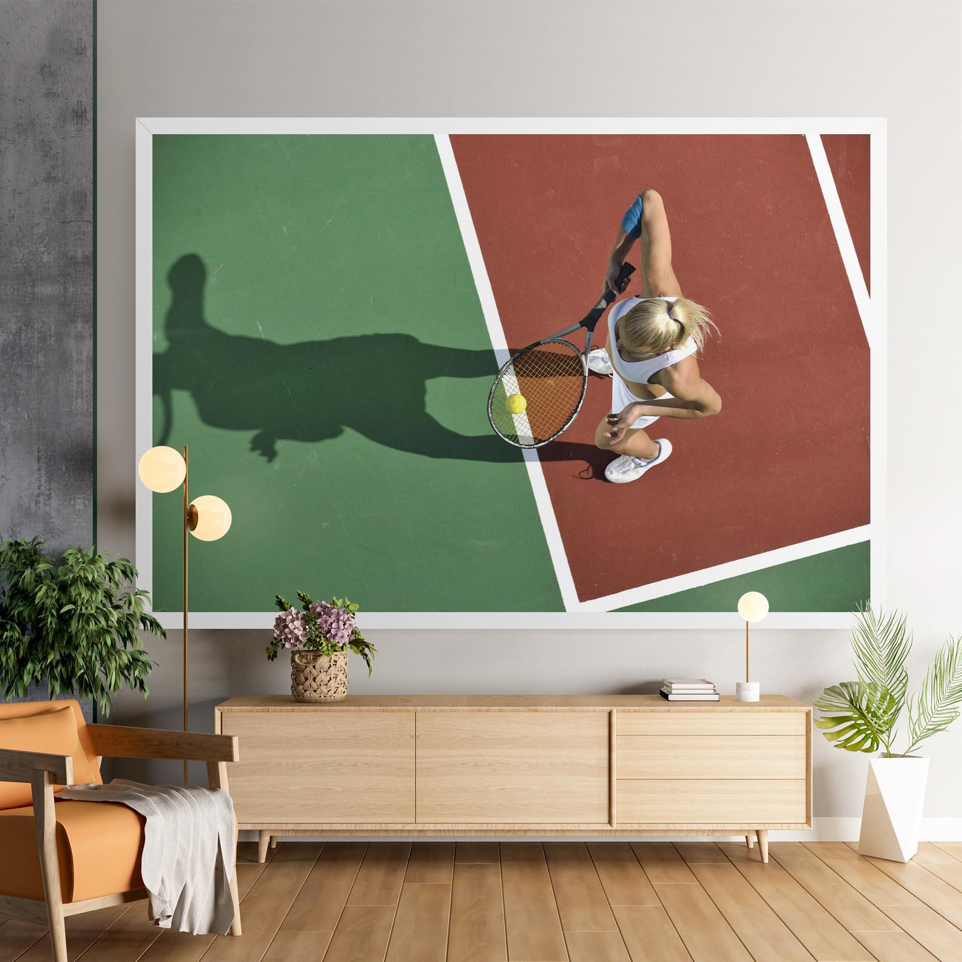 Leinwandbild Outdoor Tennis mockup 9