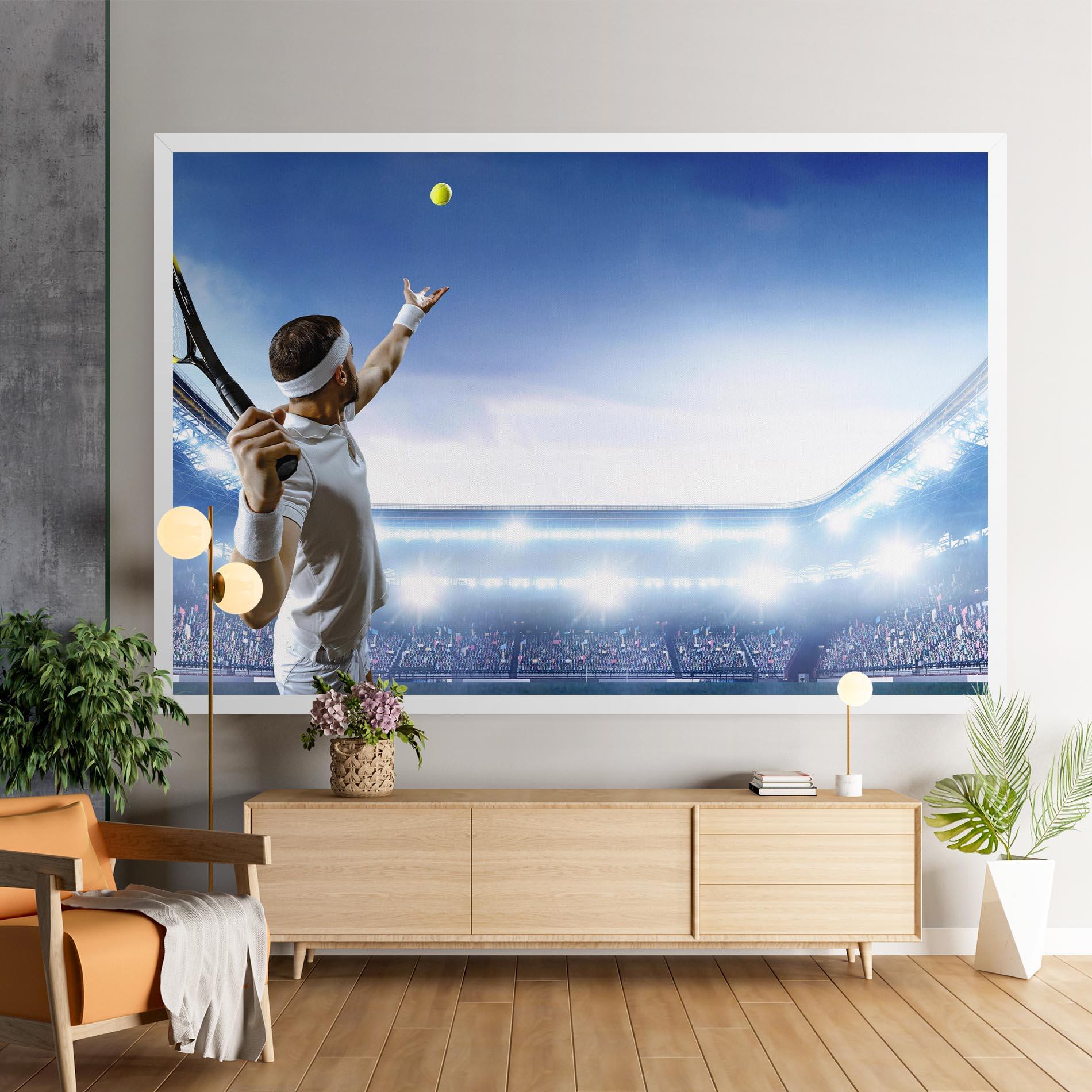 Leinwandbild Stadium Tennis Player mockup 9