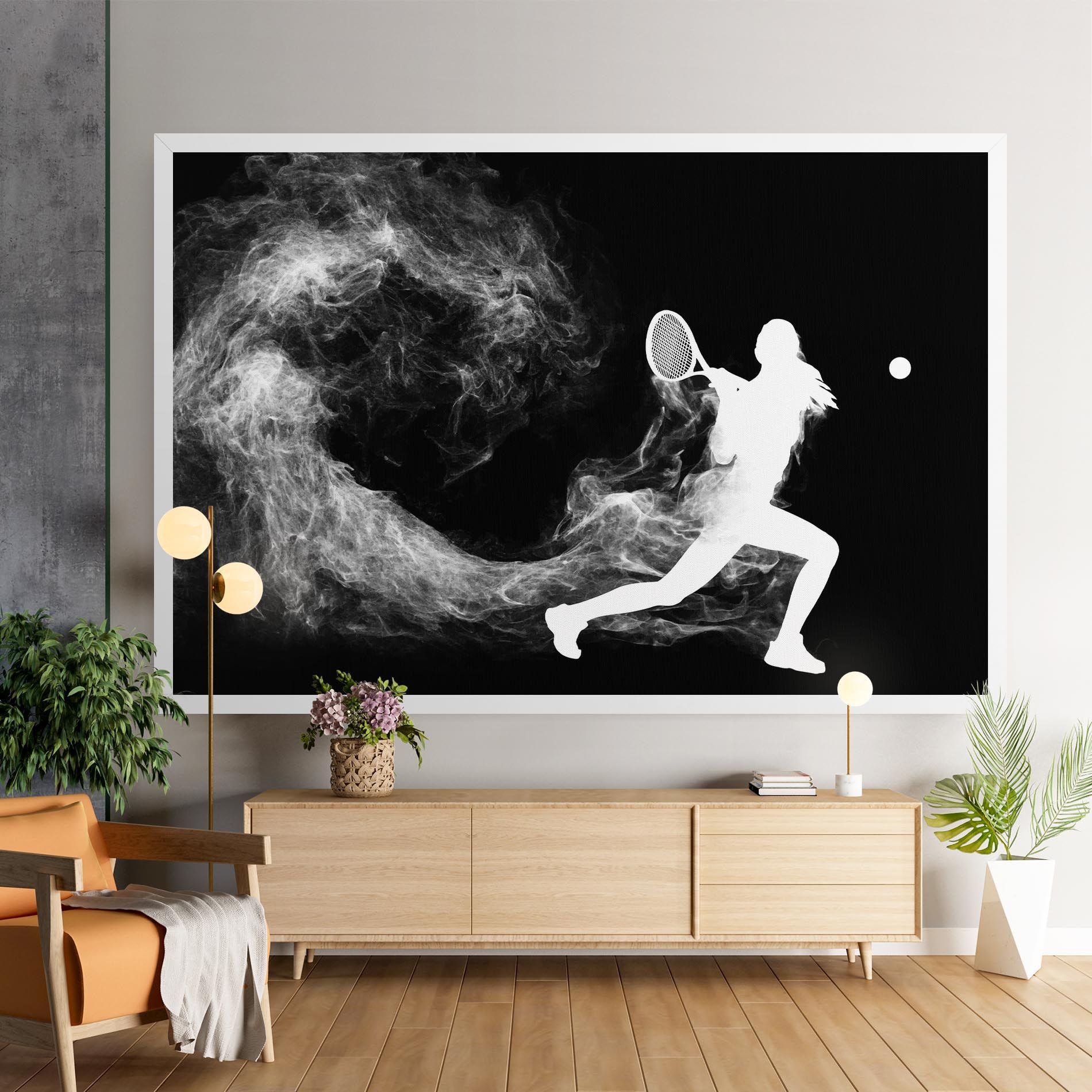 Tennis Spoke White mockup 9