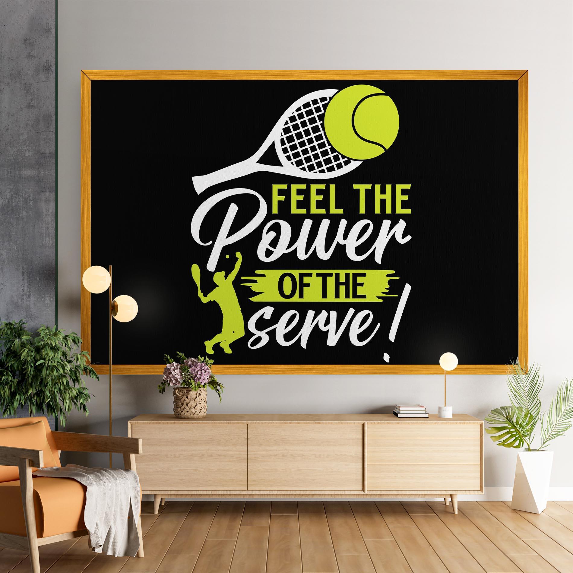 Leinwandbild Power Serve mockup 9