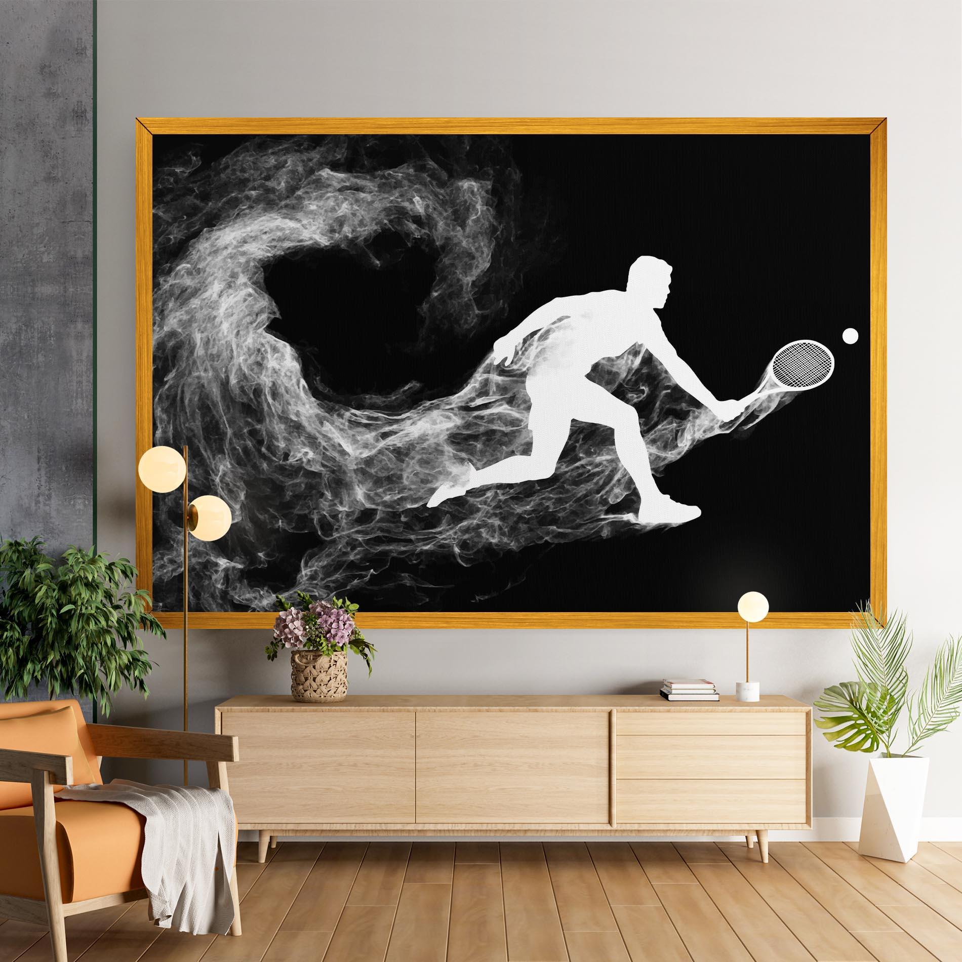 Leinwandbild Tennis White Smoke mockup 9