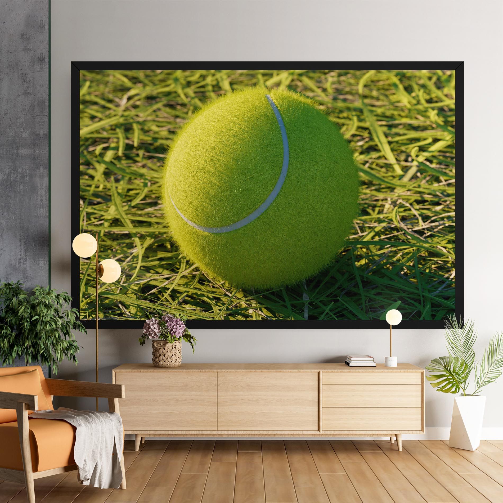 Green Tennis Ball mockup 9