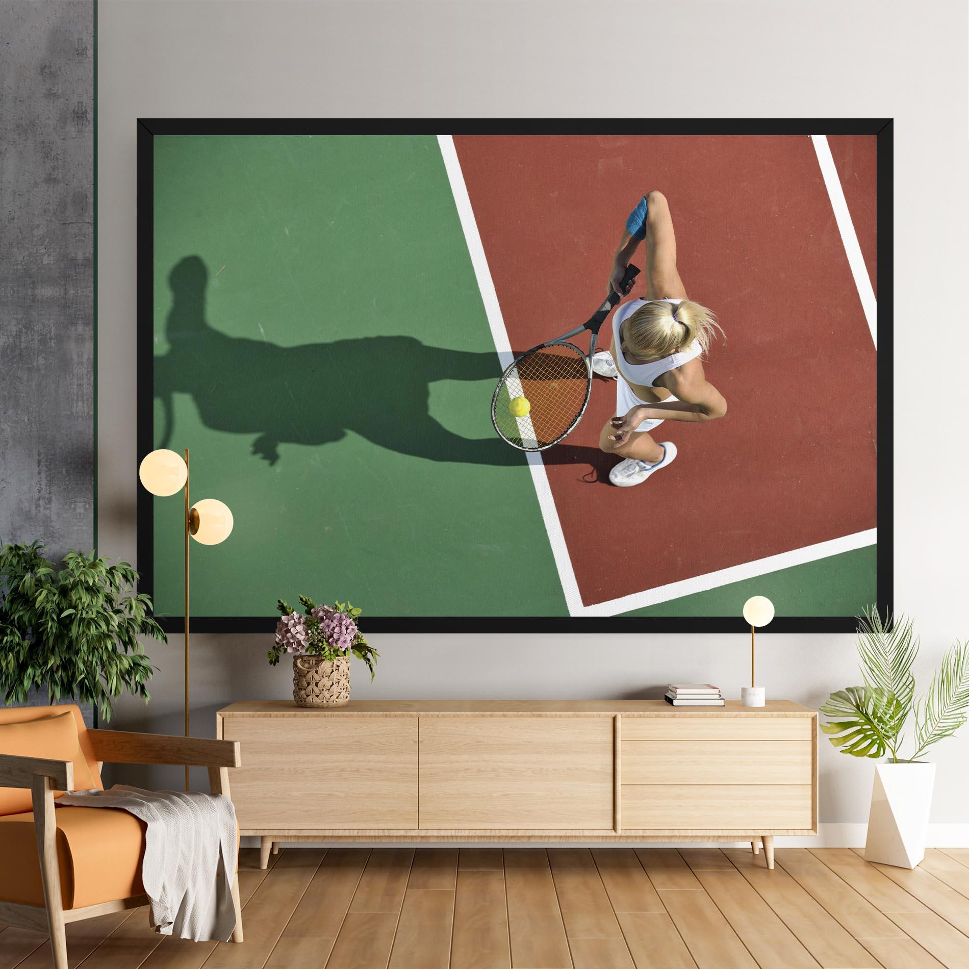 Leinwandbild Outdoor Tennis mockup 9