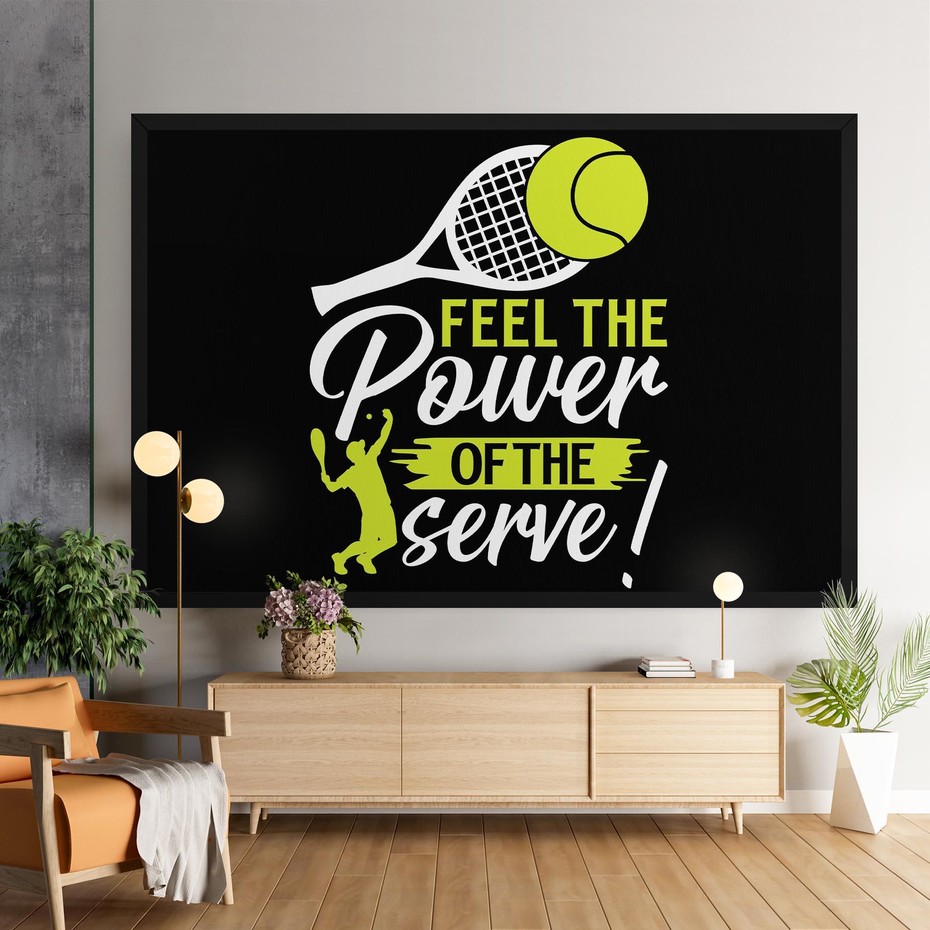 Leinwandbild Power Serve mockup 9