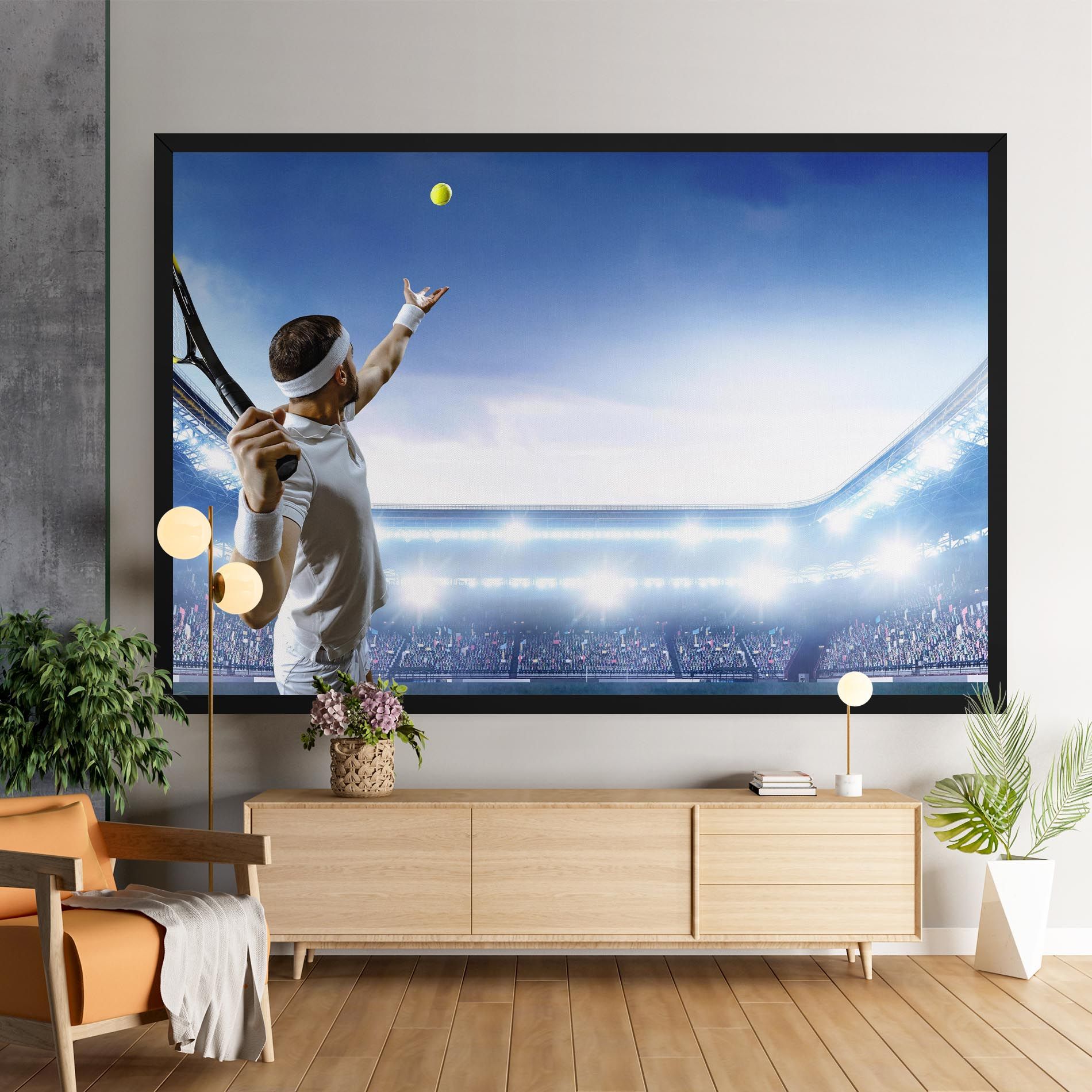 Stadium Tennis Player mockup 9