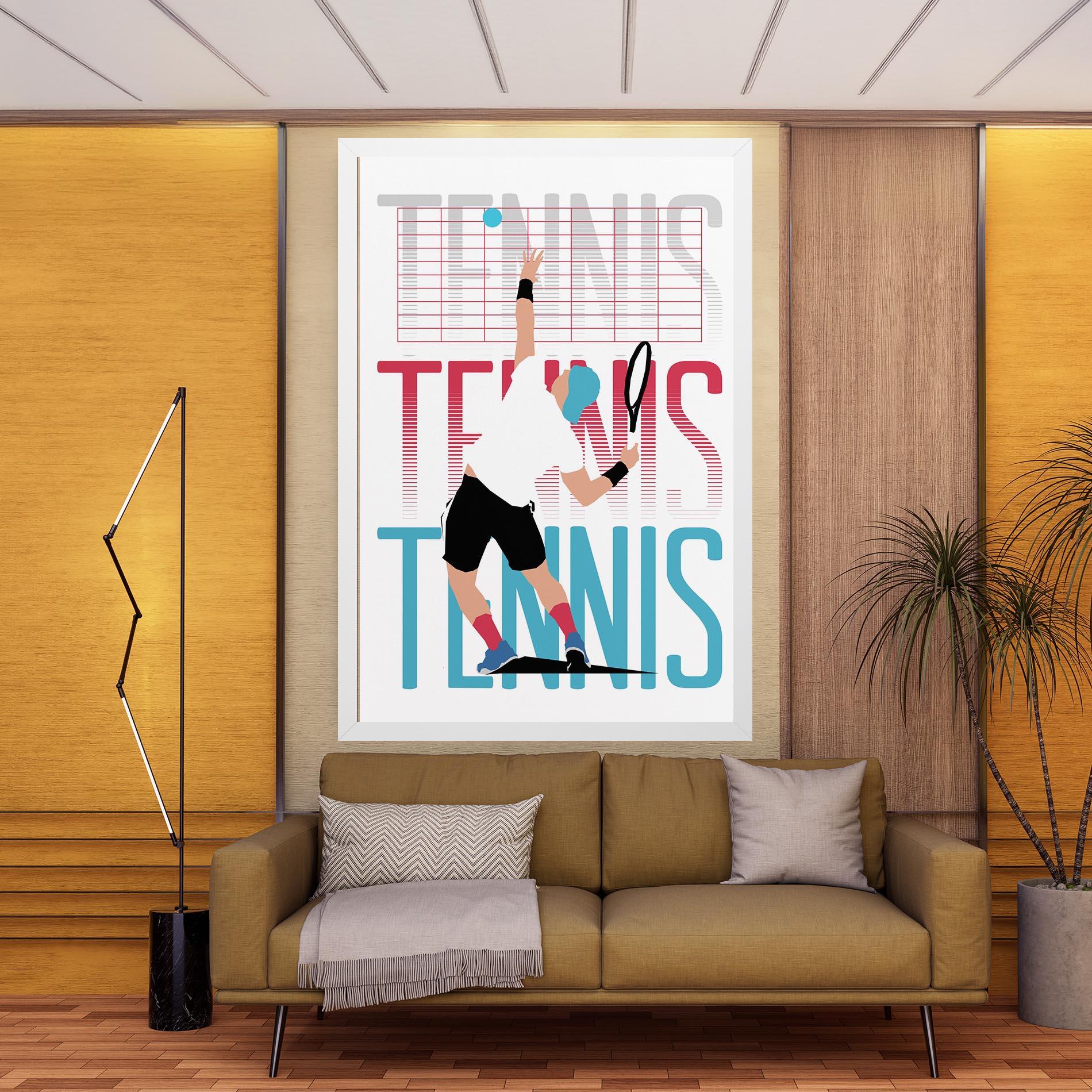 Leinwandbild Tennis Ball Jump mockup 9