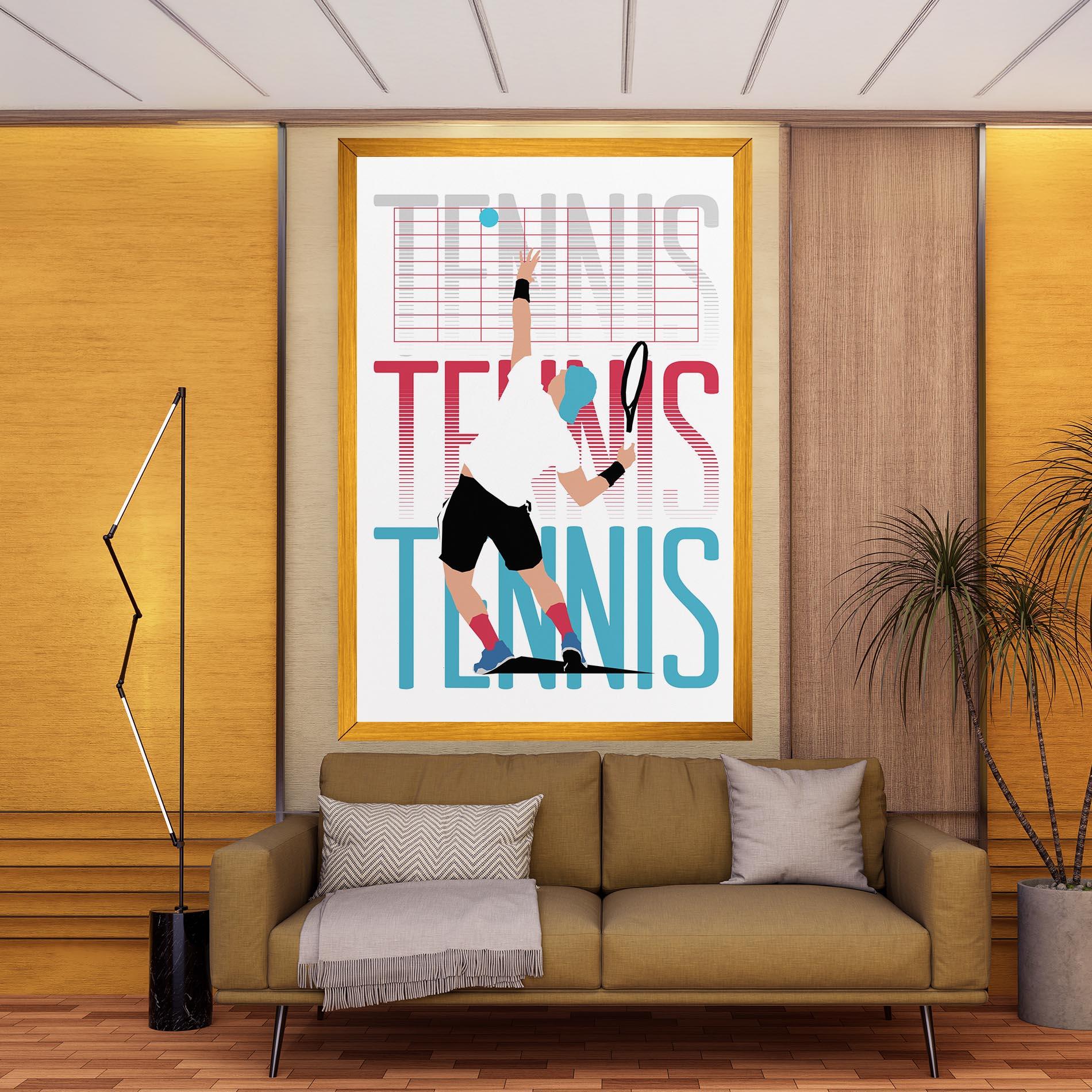 Leinwandbild Tennis Ball Jump mockup 9