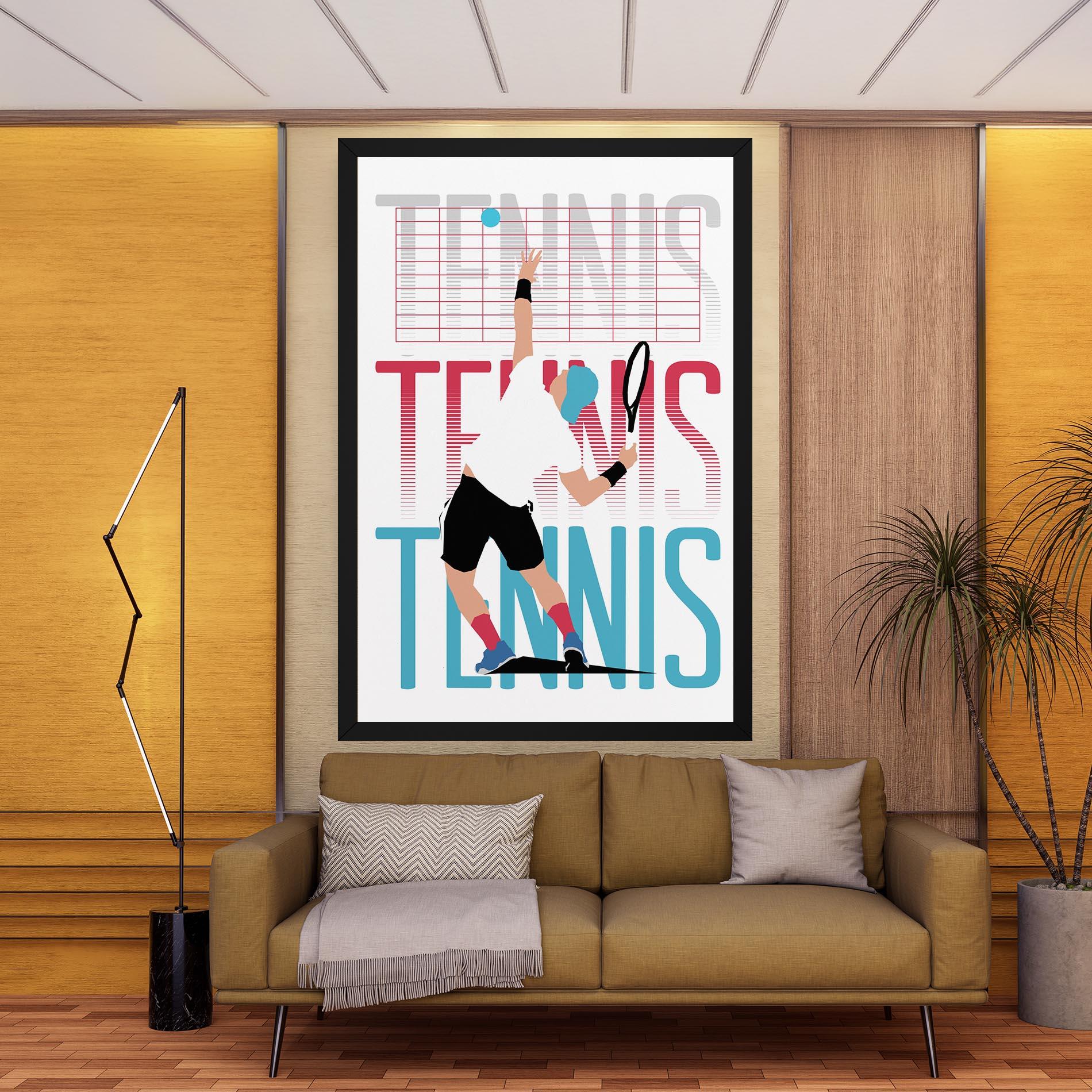 Leinwandbild Tennis Ball Jump mockup 9