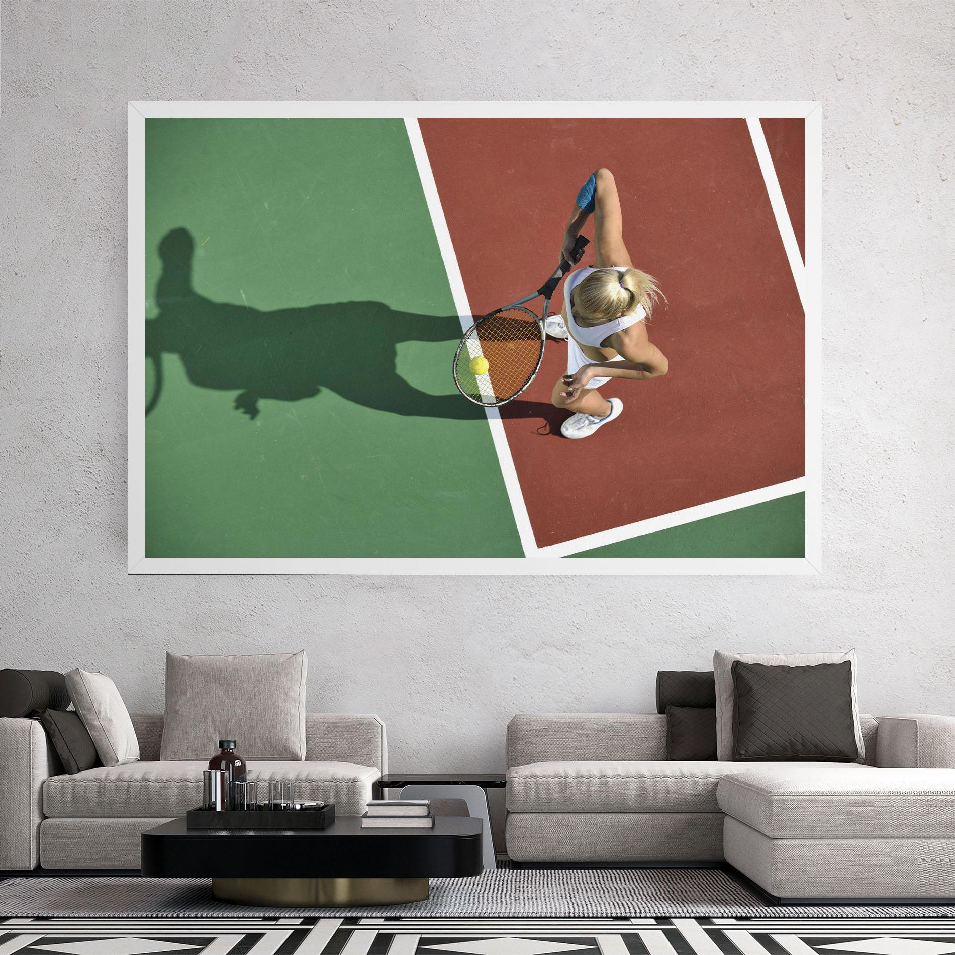 Leinwandbild Outdoor Tennis mockup 2