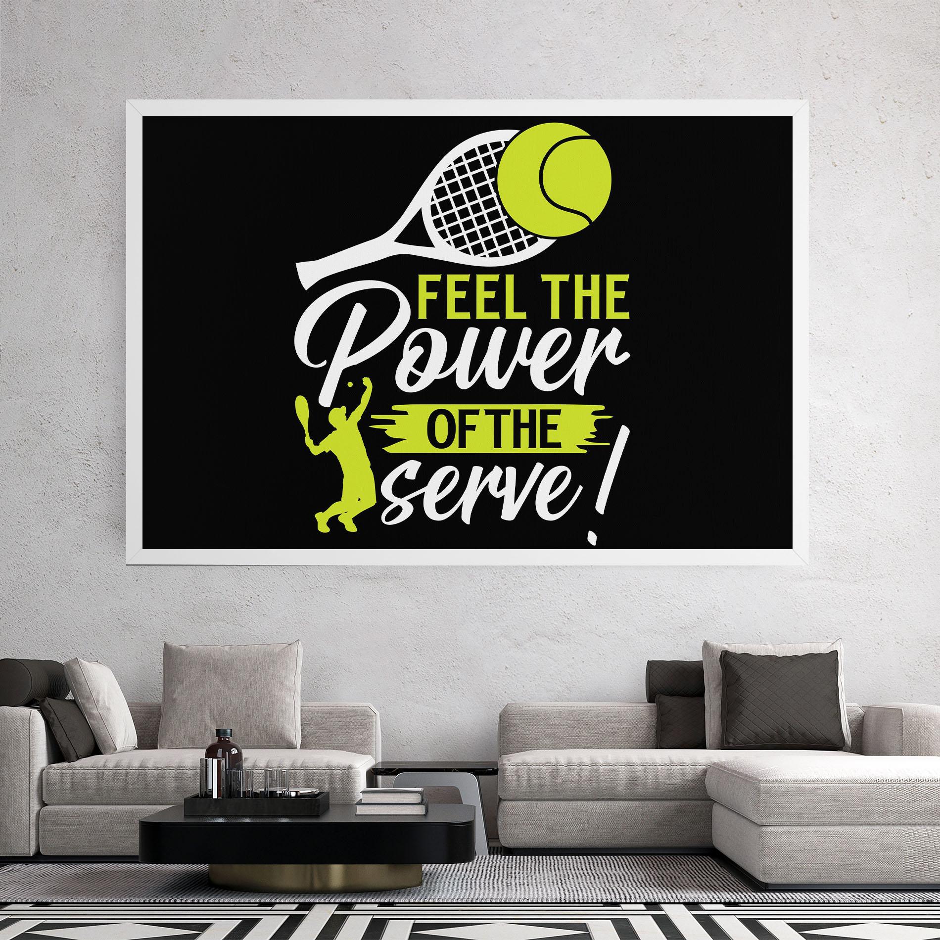 Leinwandbild Power Serve mockup 2