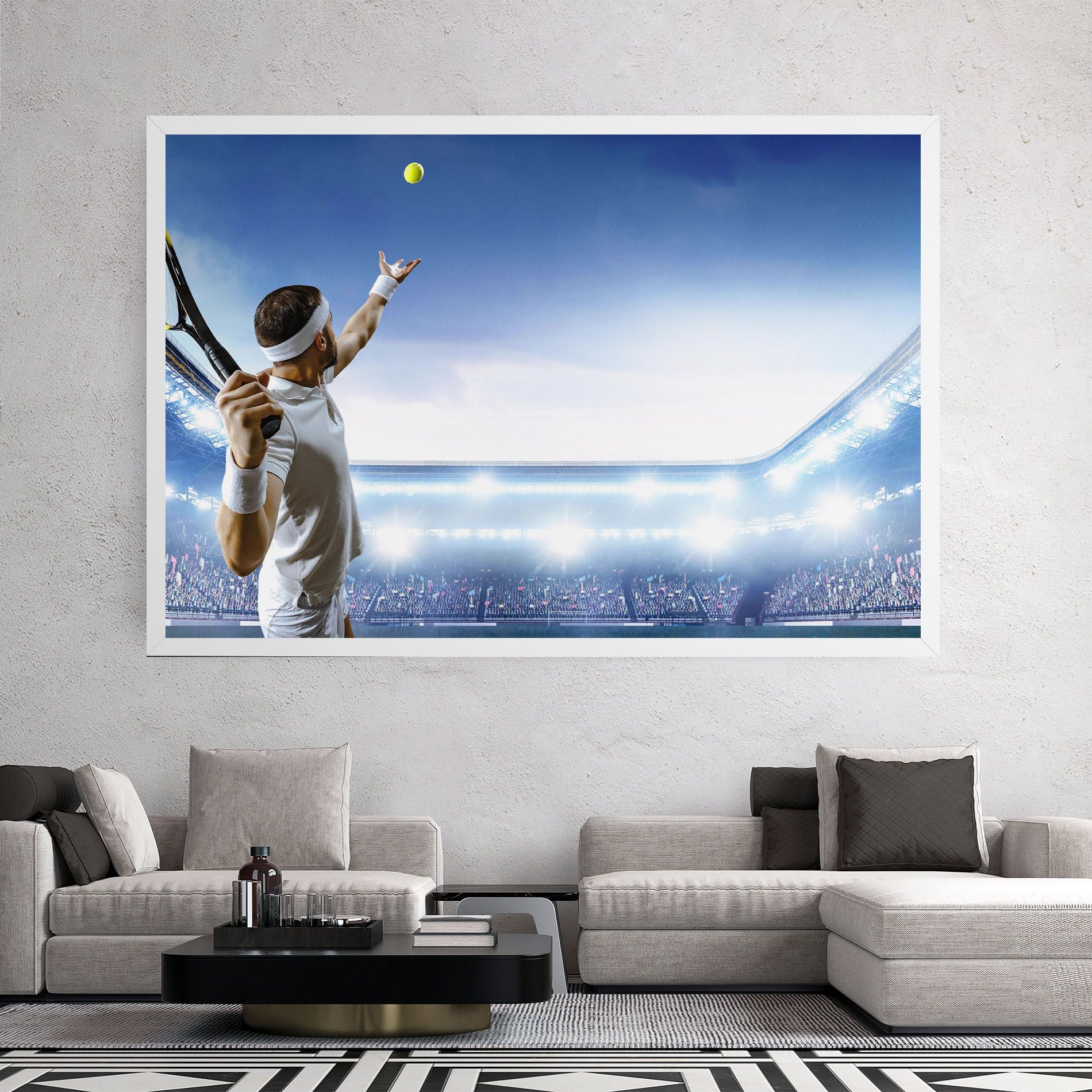 Stadium Tennis Player mockup 2