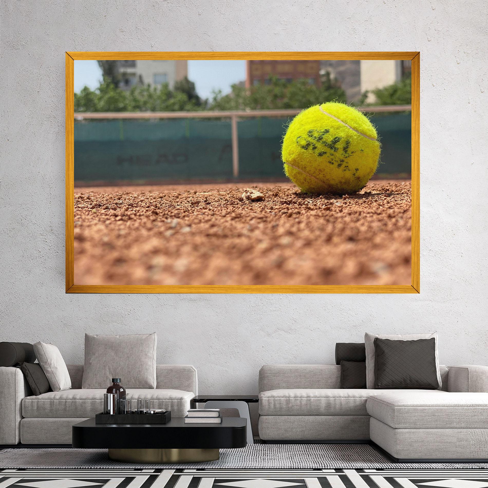 Leinwandbild Lost Tennis Ball mockup 2