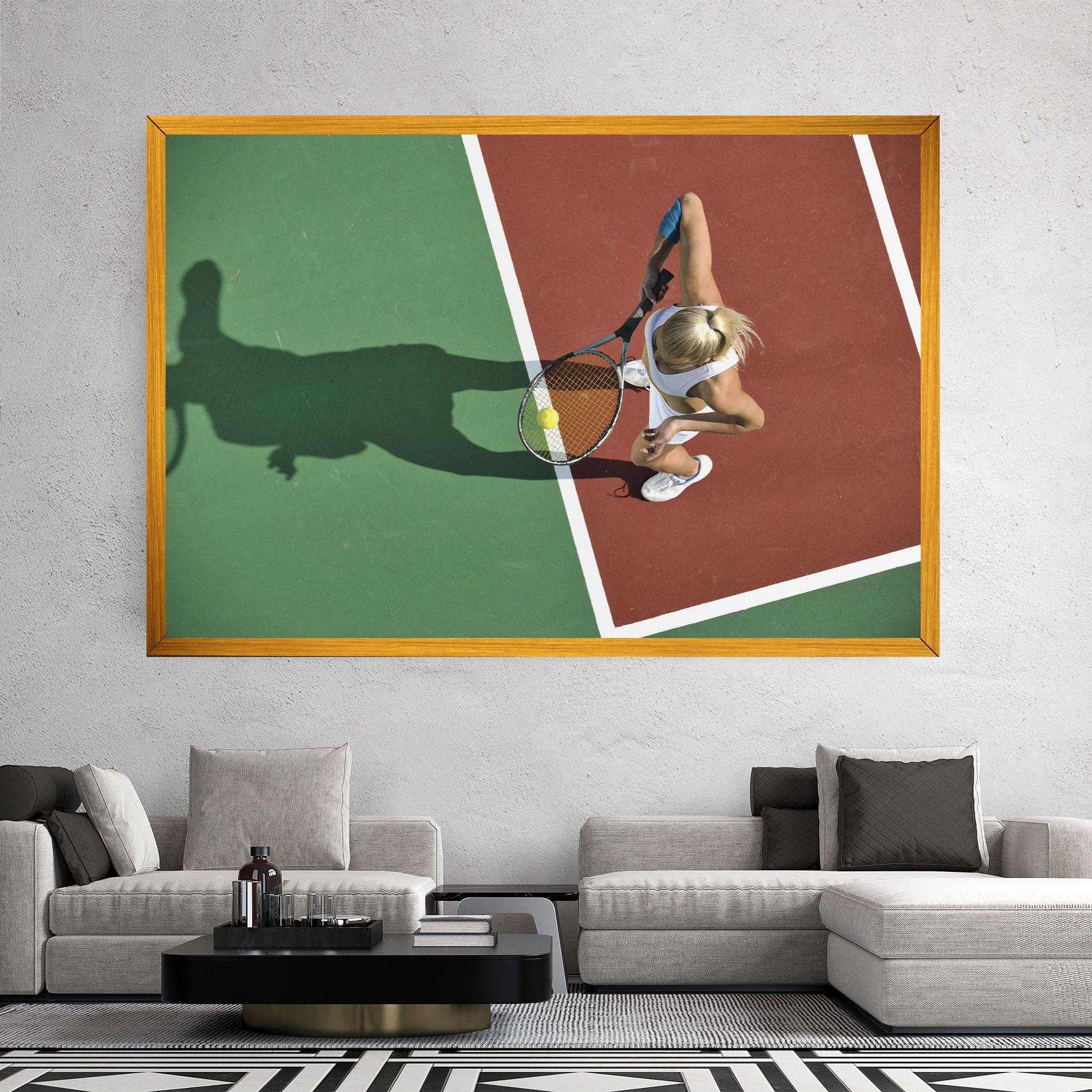 Leinwandbild Outdoor Tennis mockup 2