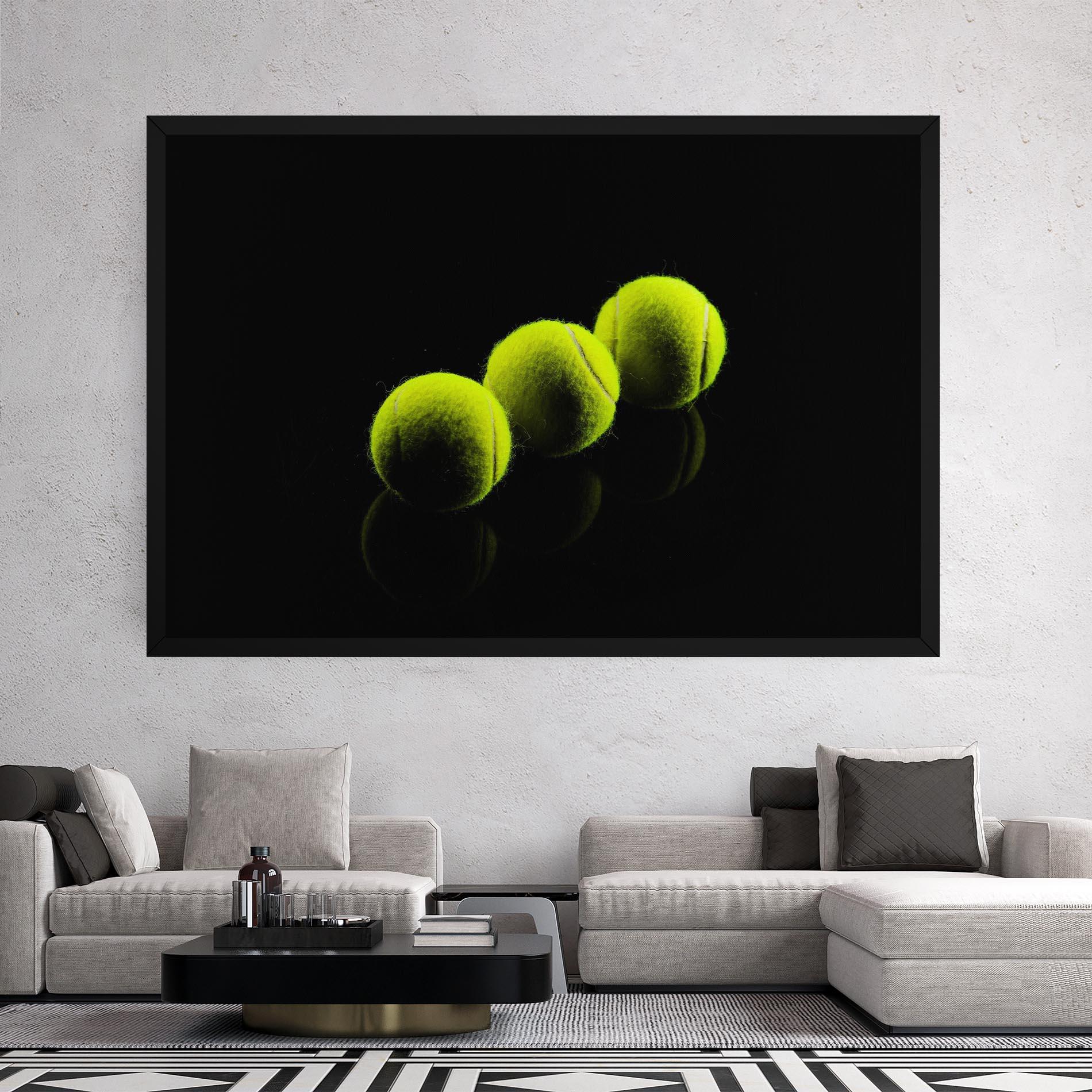 Leinwandbild 3 Tennis Balls mockup 2