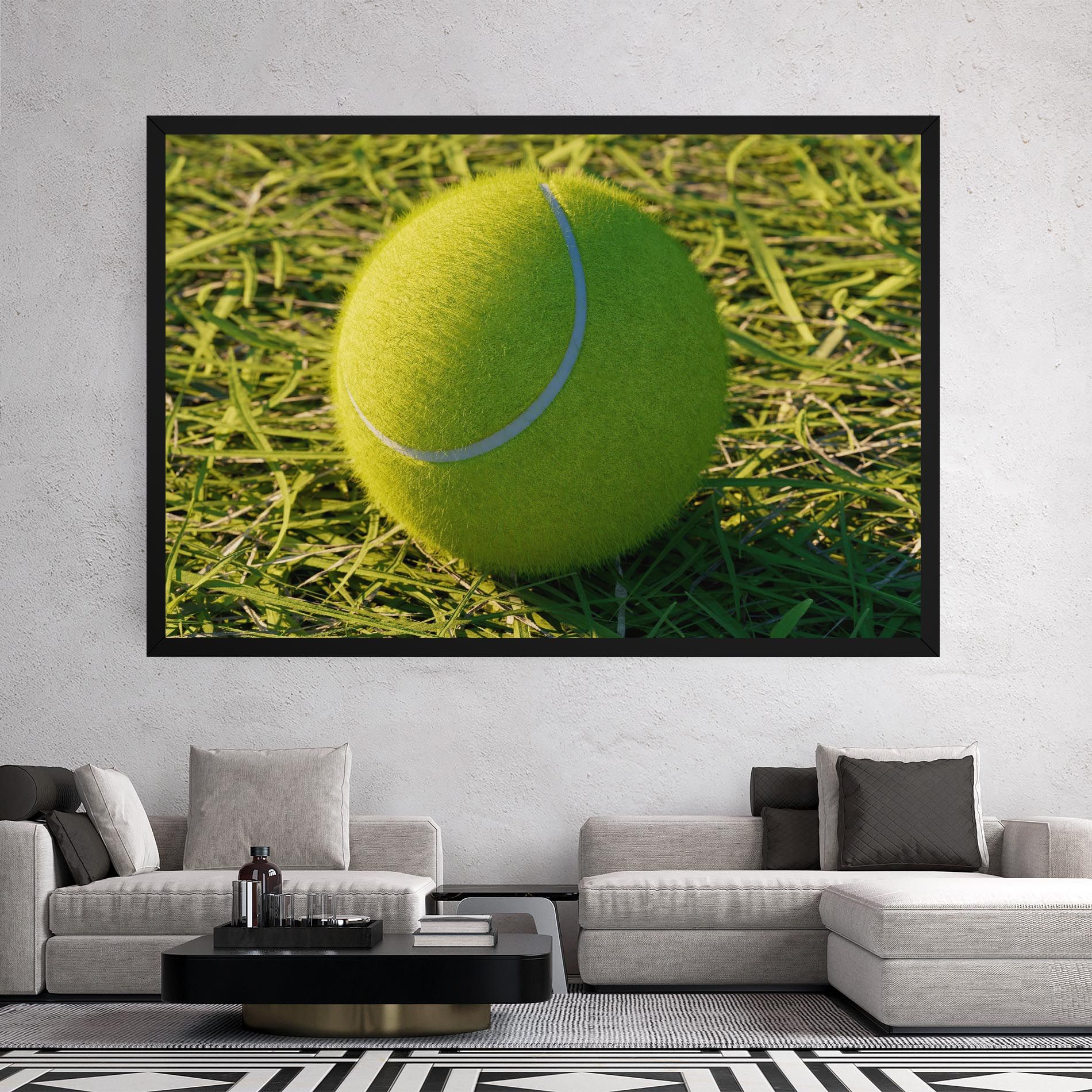 Green Tennis Ball mockup 2