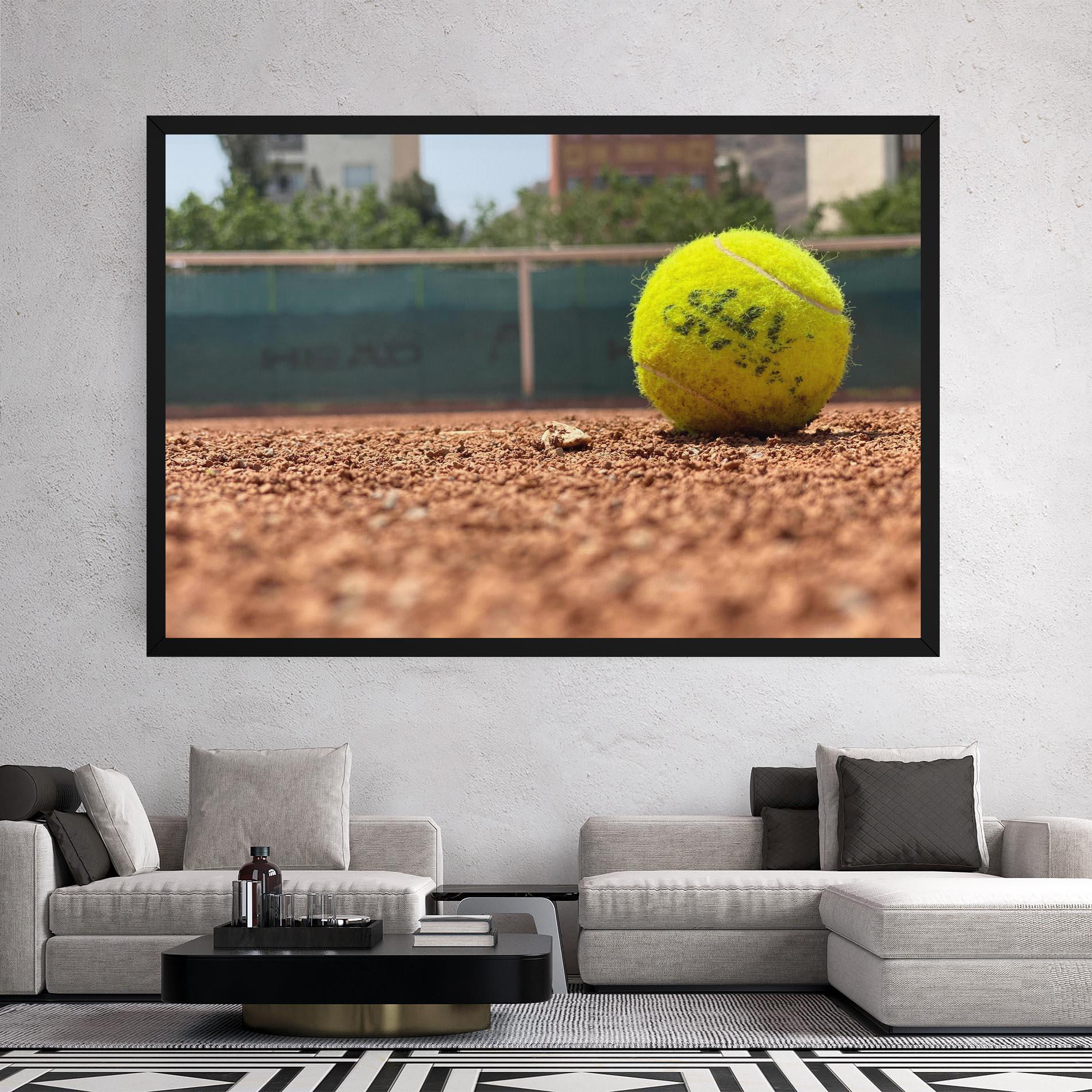 Leinwandbild Lost Tennis Ball mockup 2
