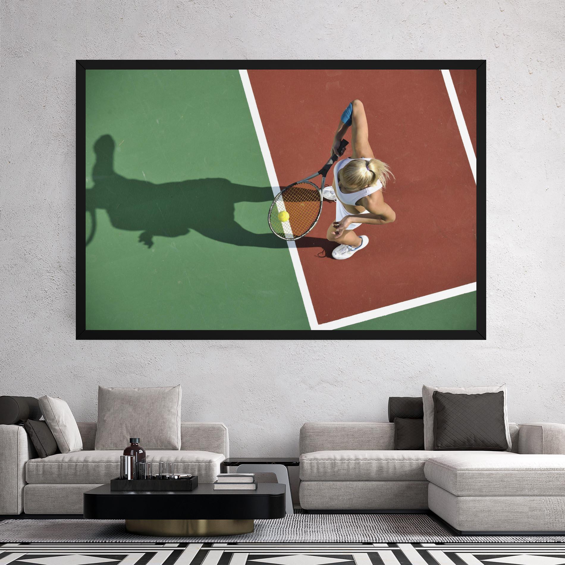 Leinwandbild Outdoor Tennis mockup 2