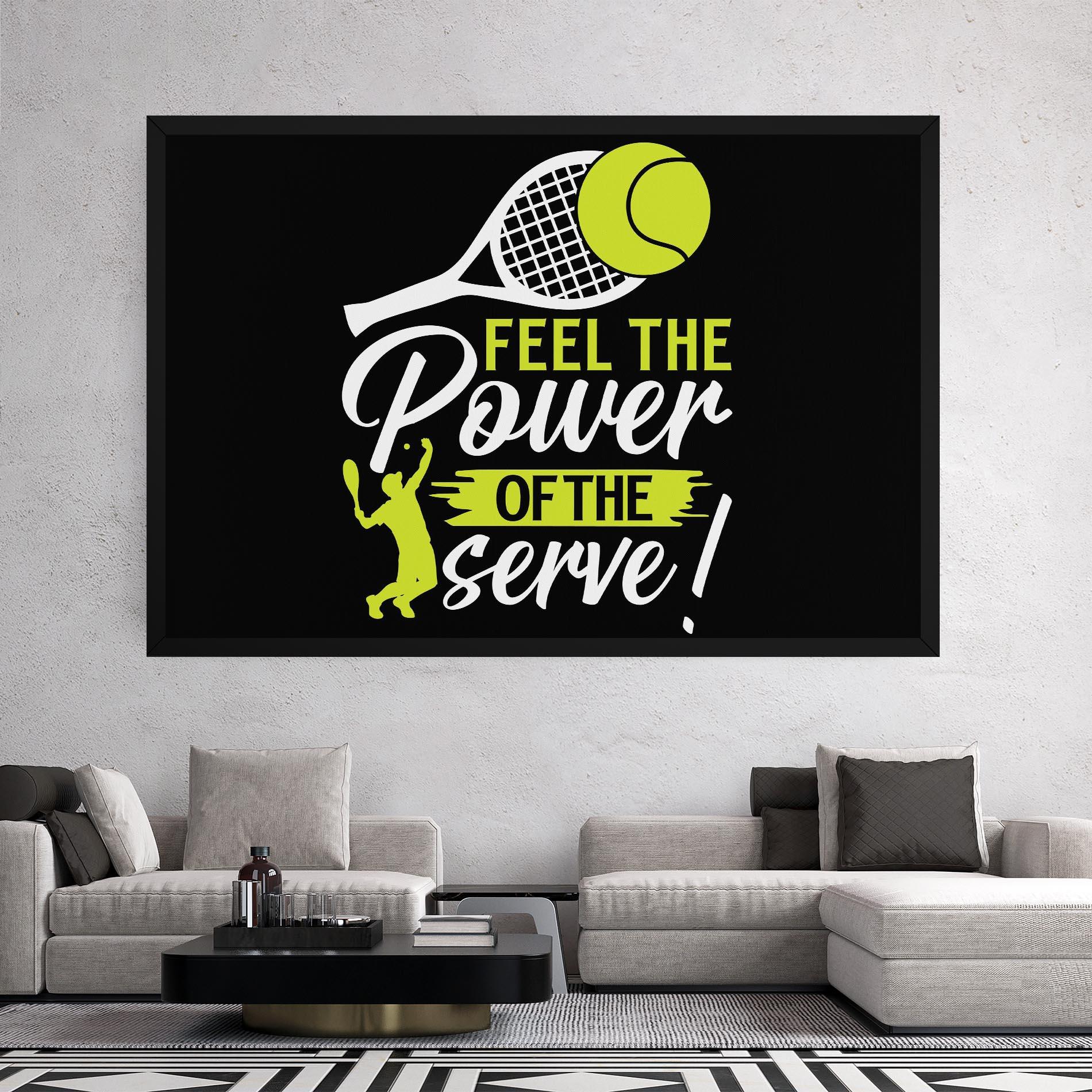 Leinwandbild Power Serve mockup 2