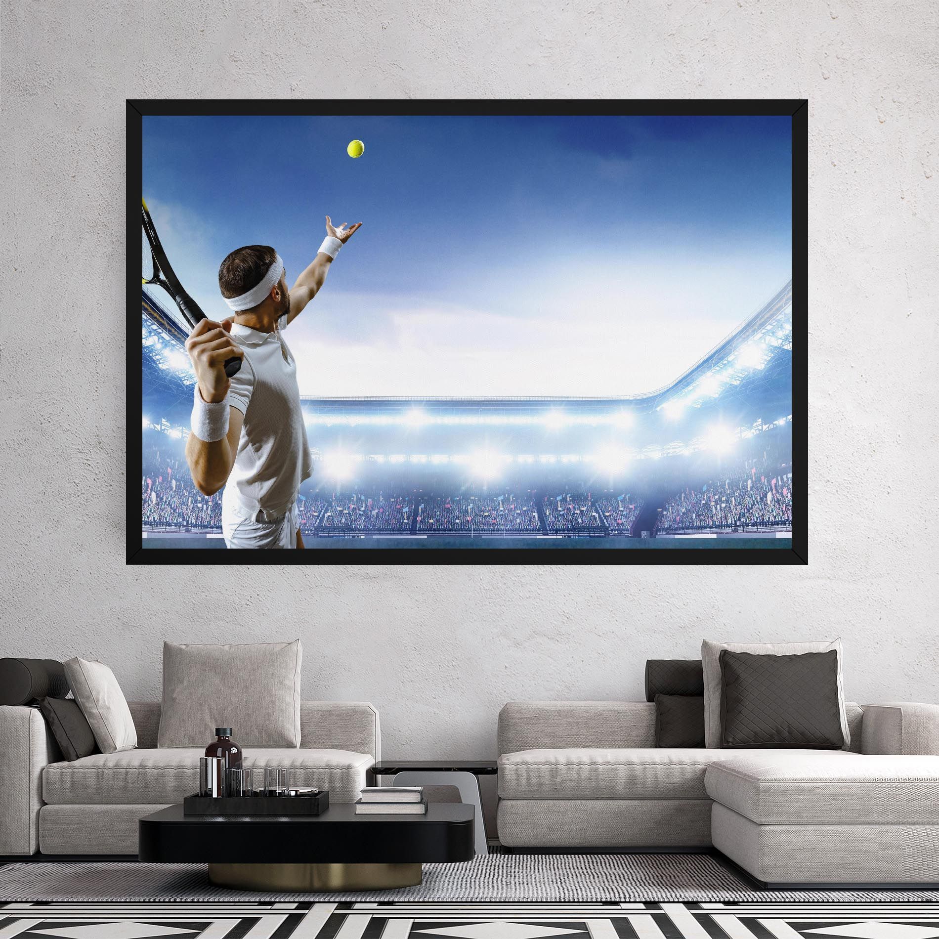 Stadium Tennis Player mockup 2