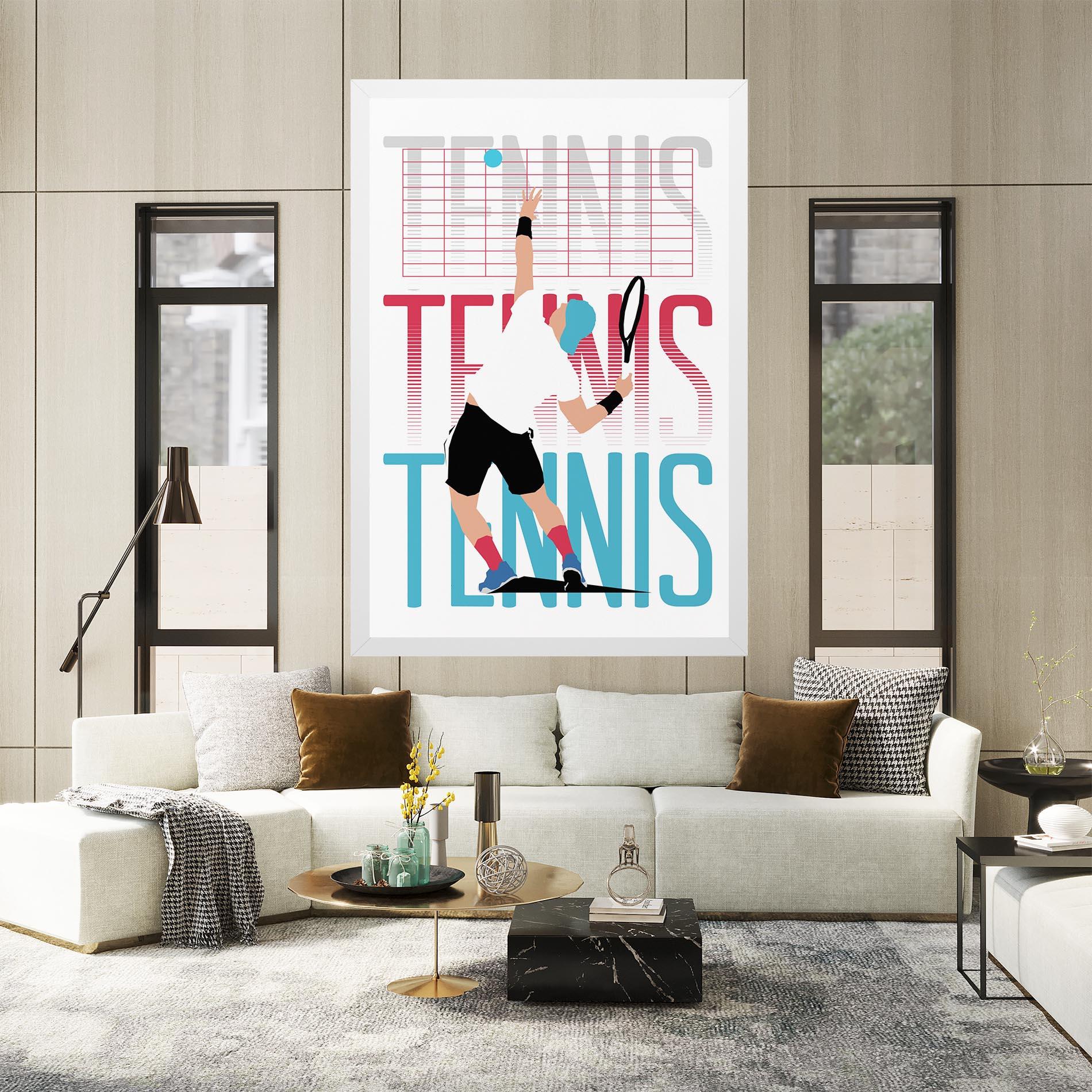 Leinwandbild Tennis Ball Jump mockup 2