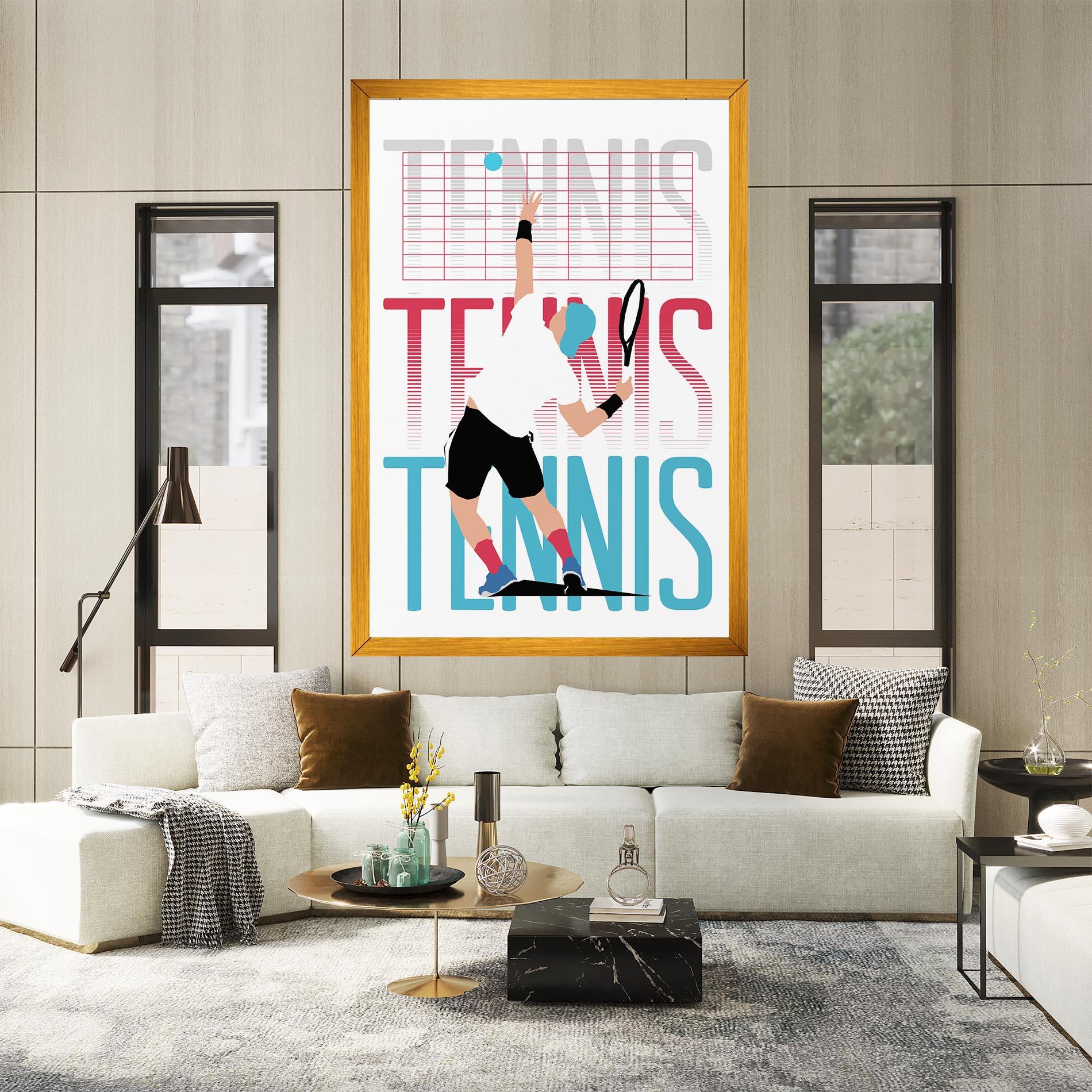 Leinwandbild Tennis Ball Jump mockup 2