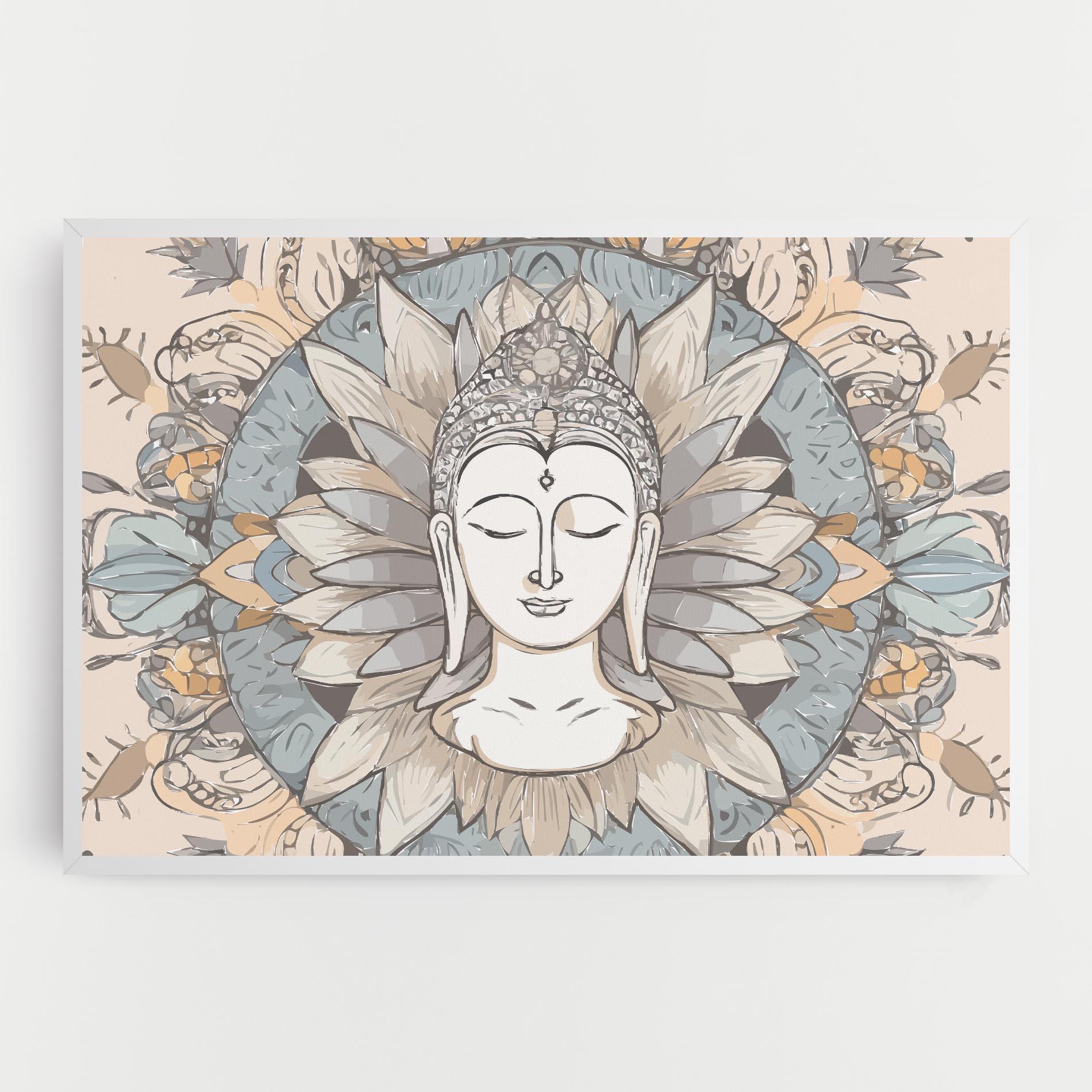 Leinwandbild Boho Element mockup 0