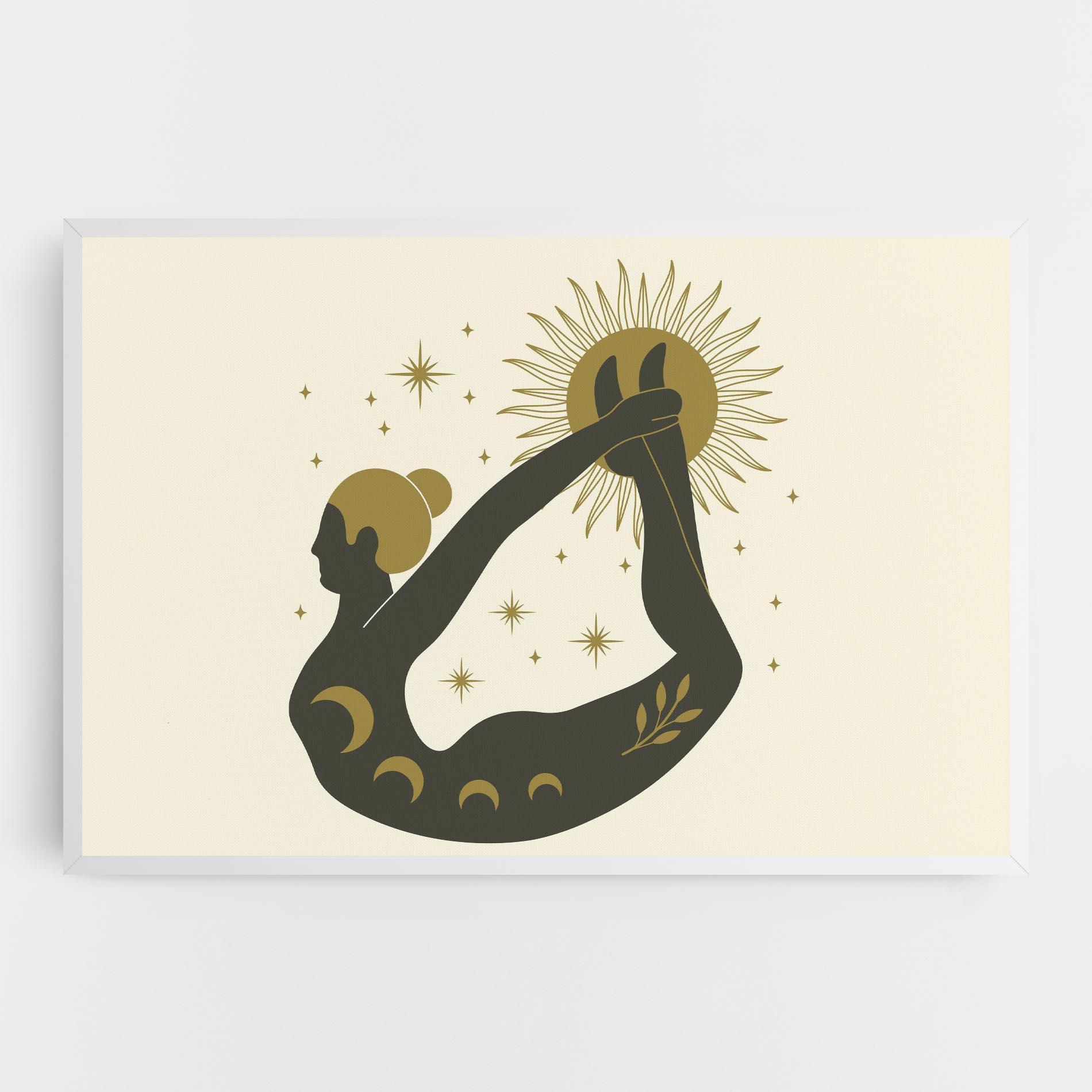 Leinwandbild Dhanurasana mockup 0