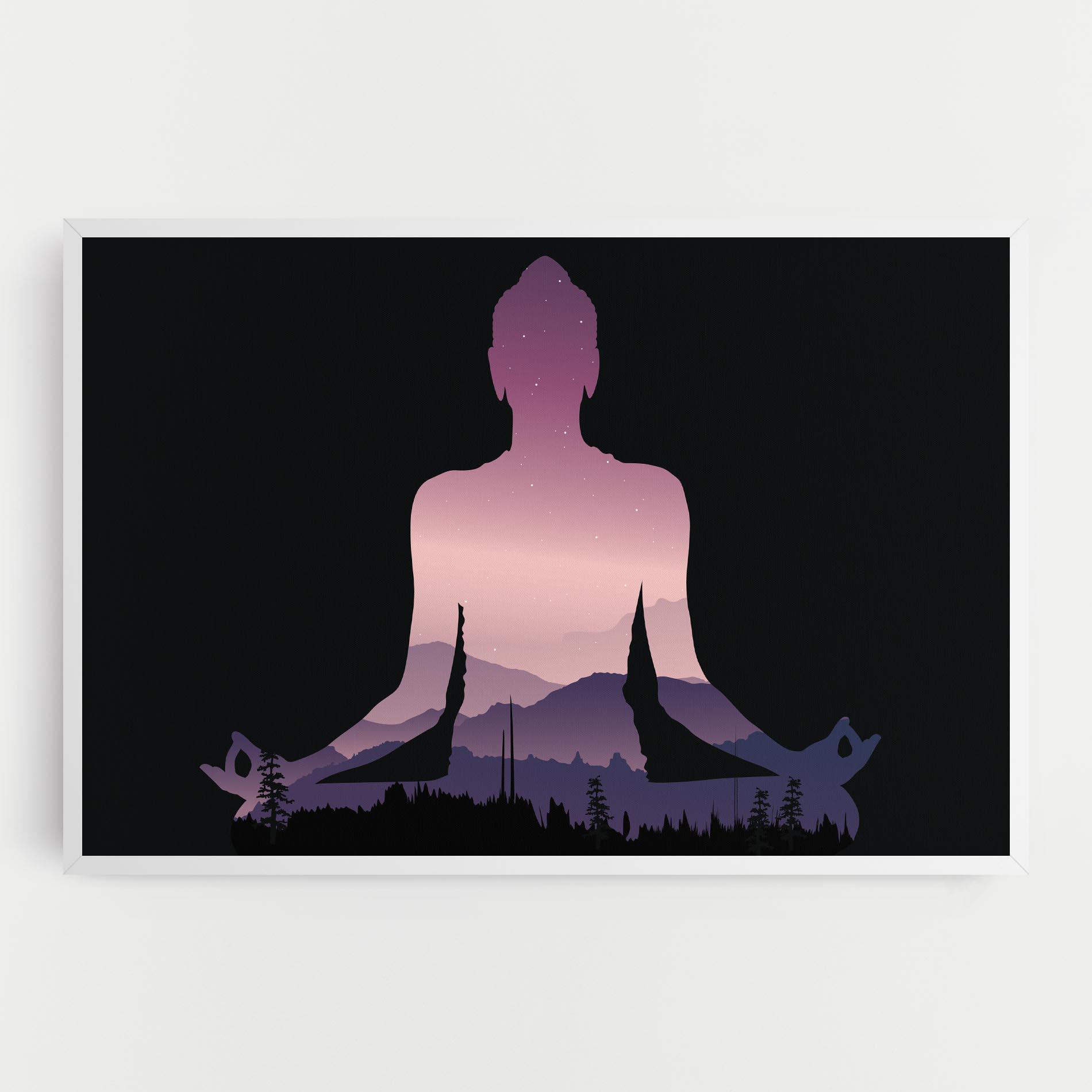Leinwandbild Forest Star Yoga mockup 0