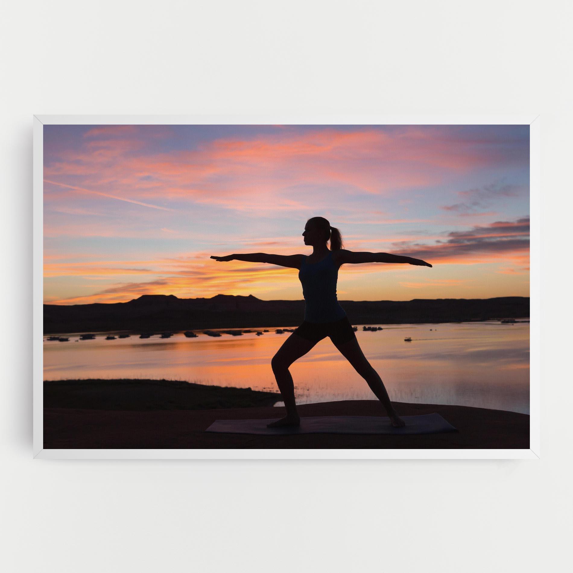 Leinwandbild Morning Yoga mockup 0