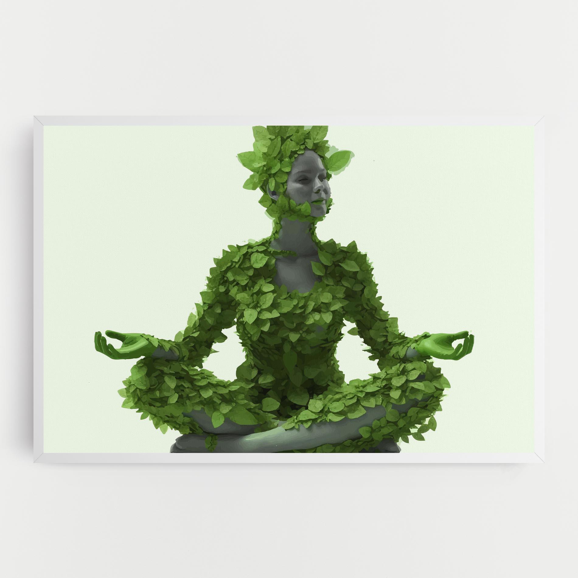 Leinwandbild Nature Yoga mockup 0