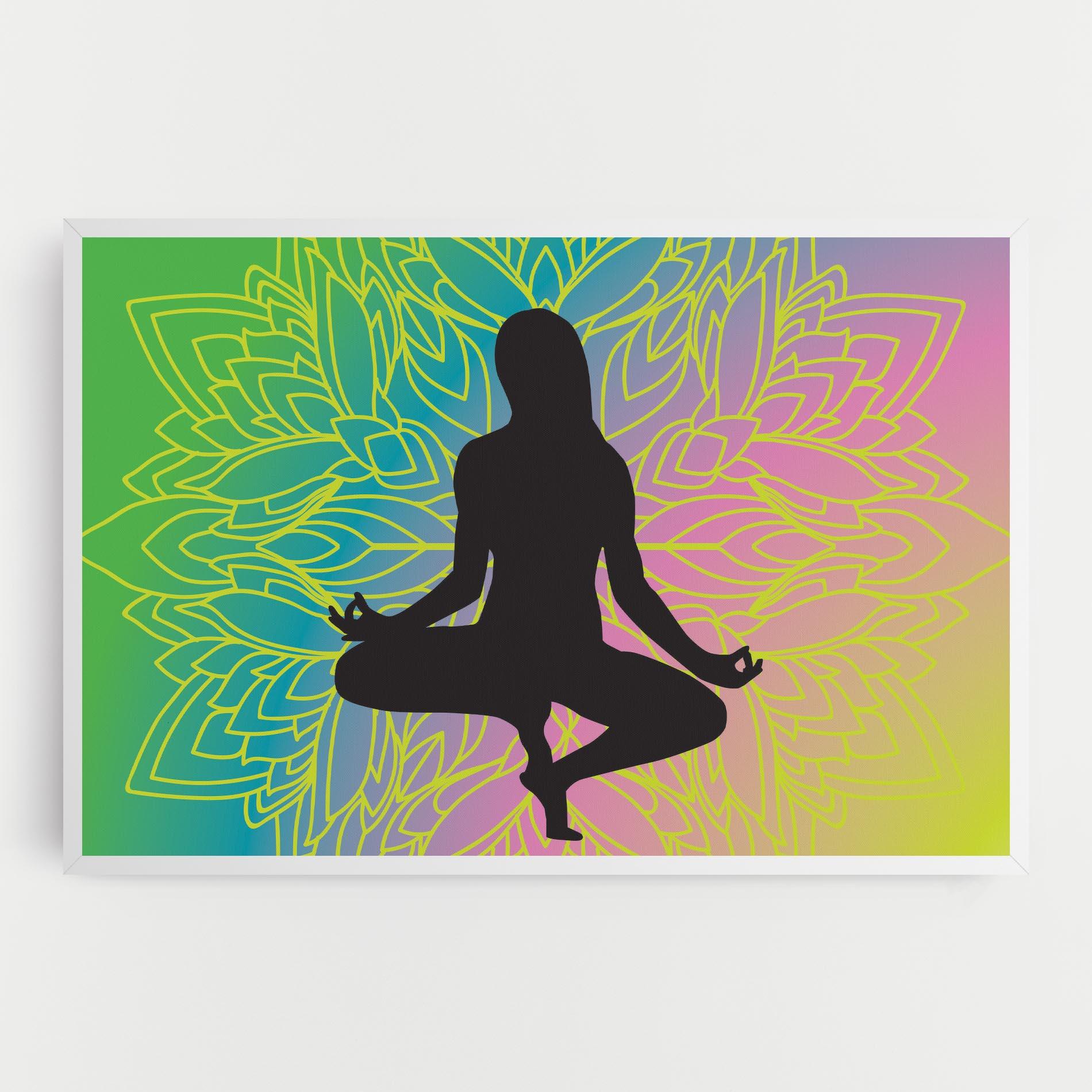Leinwandbild Peace Yoga 01 mockup 0