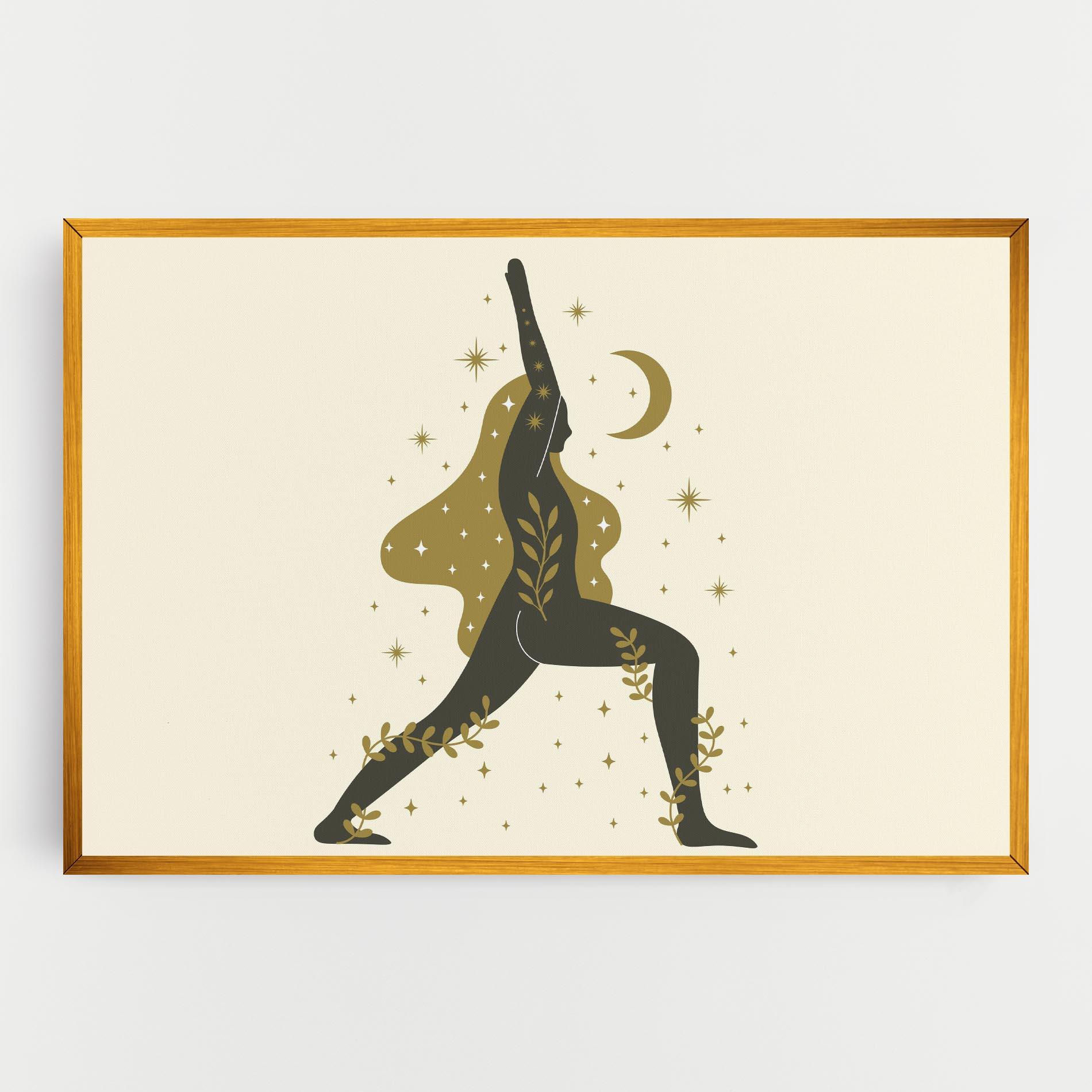 Leinwandbild Chandrasana mockup 0