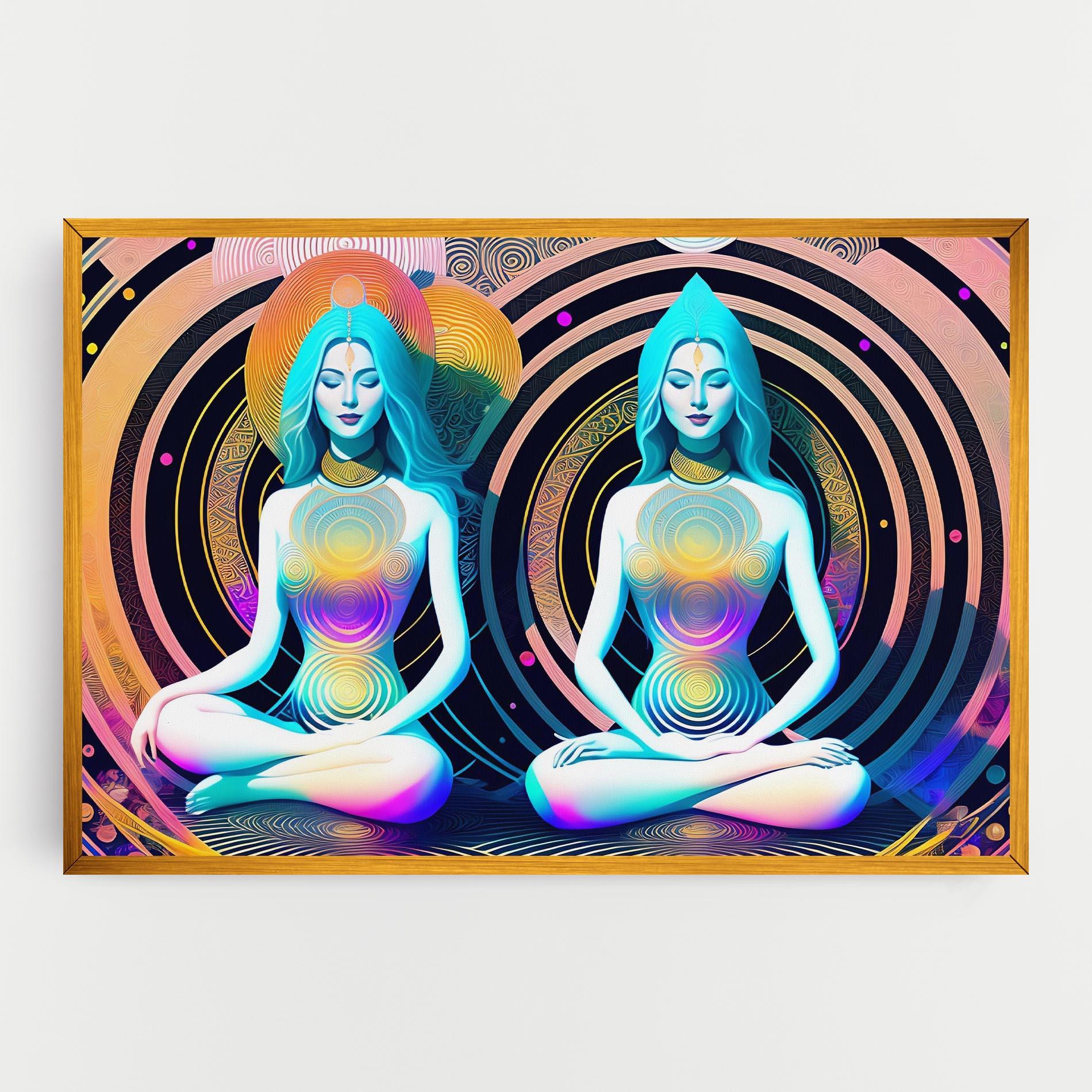 Leinwandbild Clolorful Illustrations mockup 0