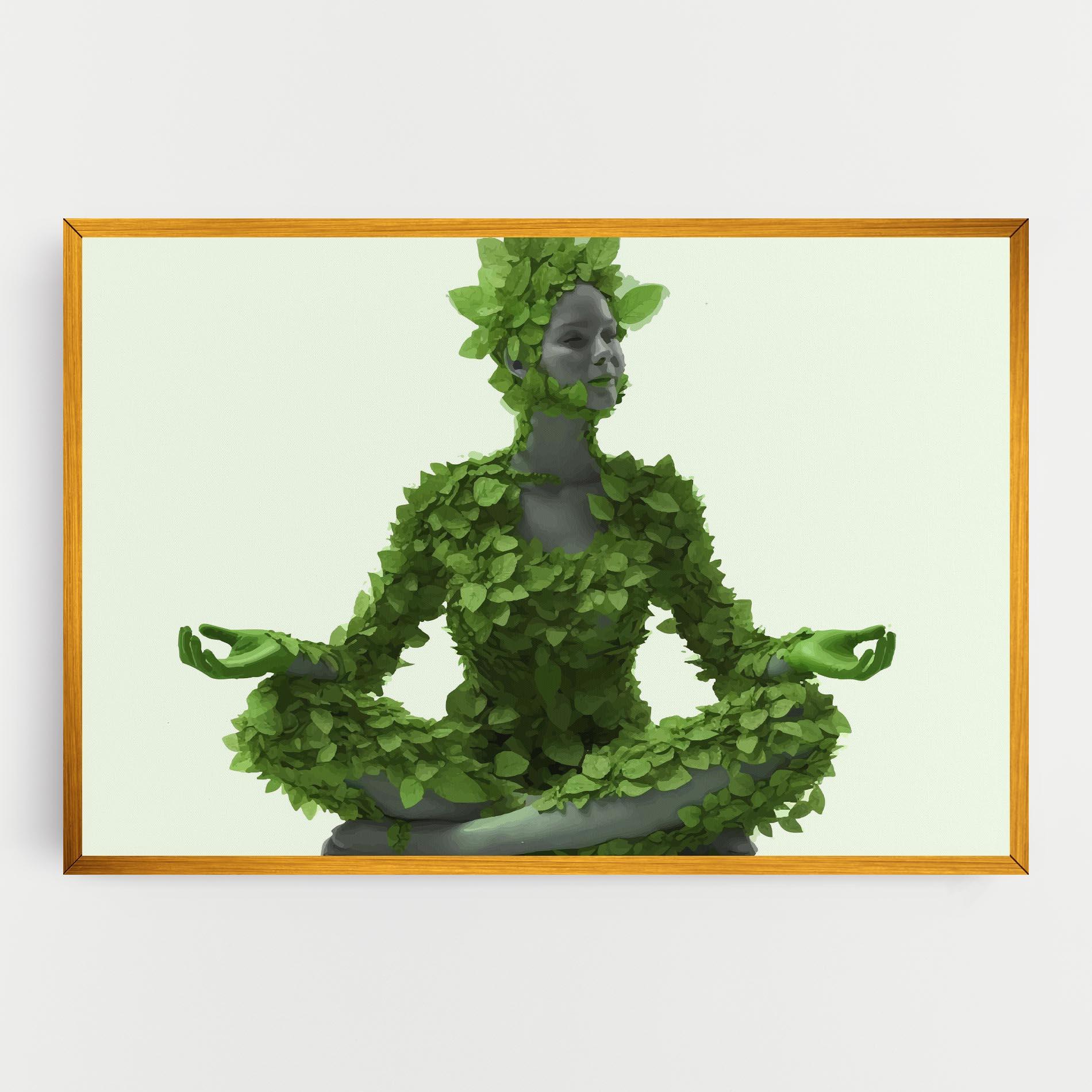 Leinwandbild Nature Yoga mockup 0