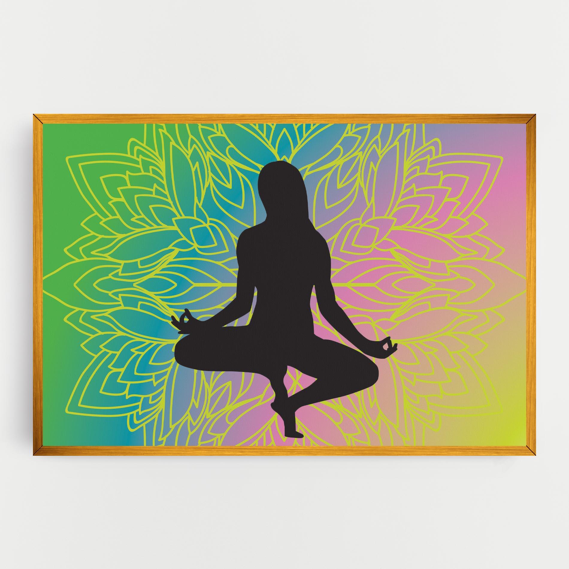 Leinwandbild Peace Yoga 01 mockup 0