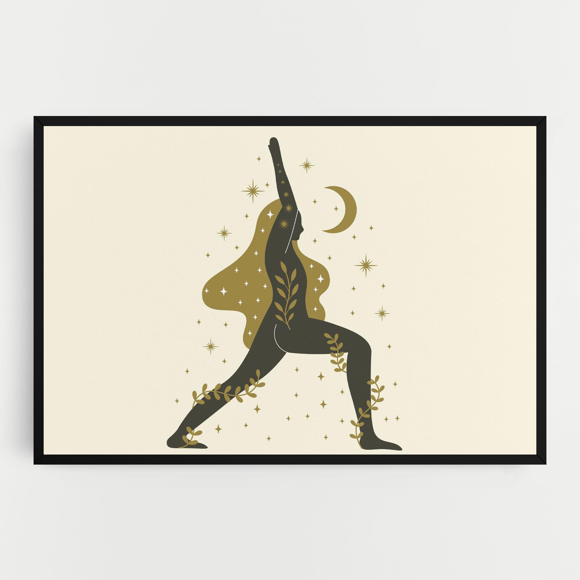 Leinwandbild Chandrasana mockup 0