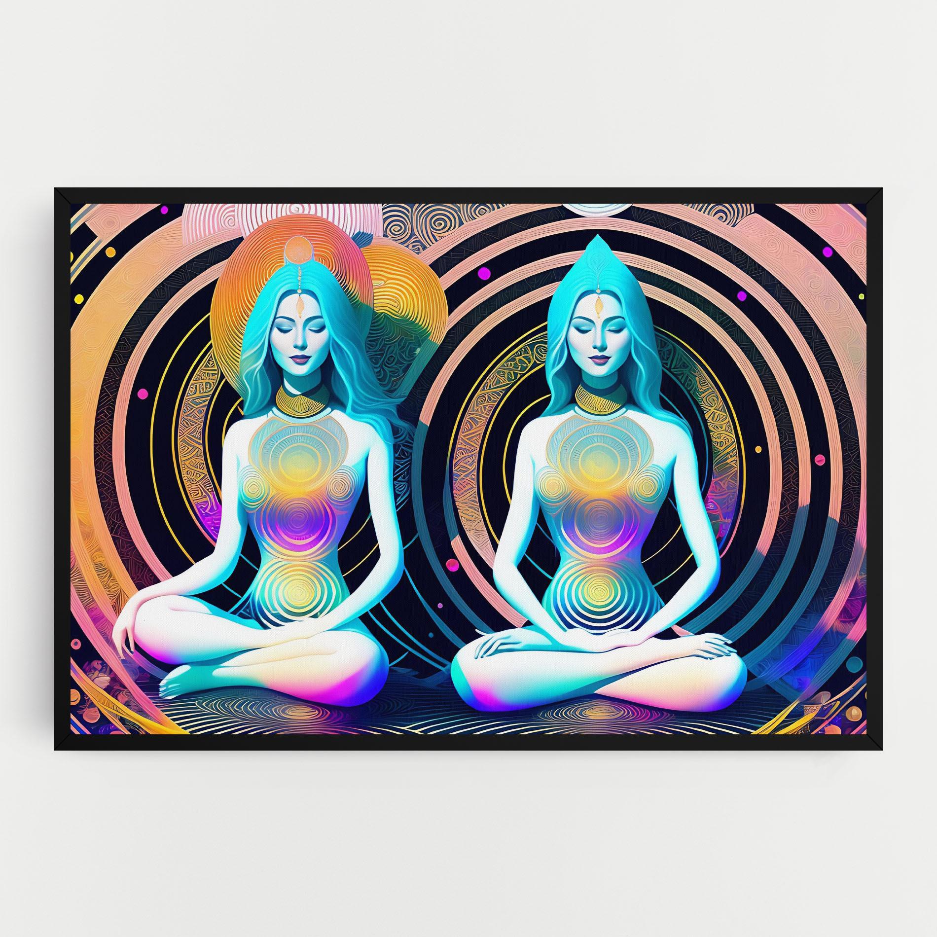 Leinwandbild Clolorful Illustrations mockup 0