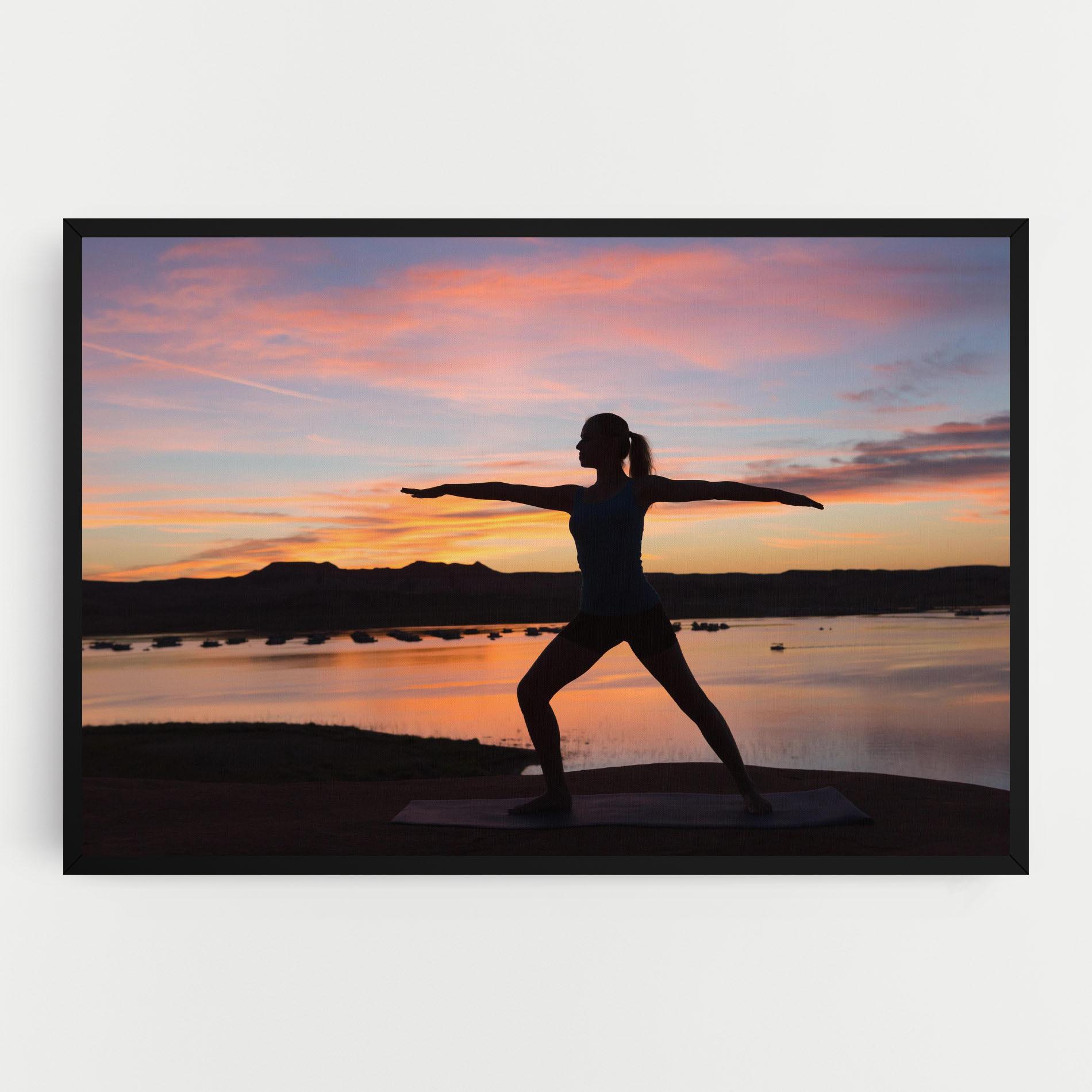 Leinwandbild Morning Yoga mockup 0