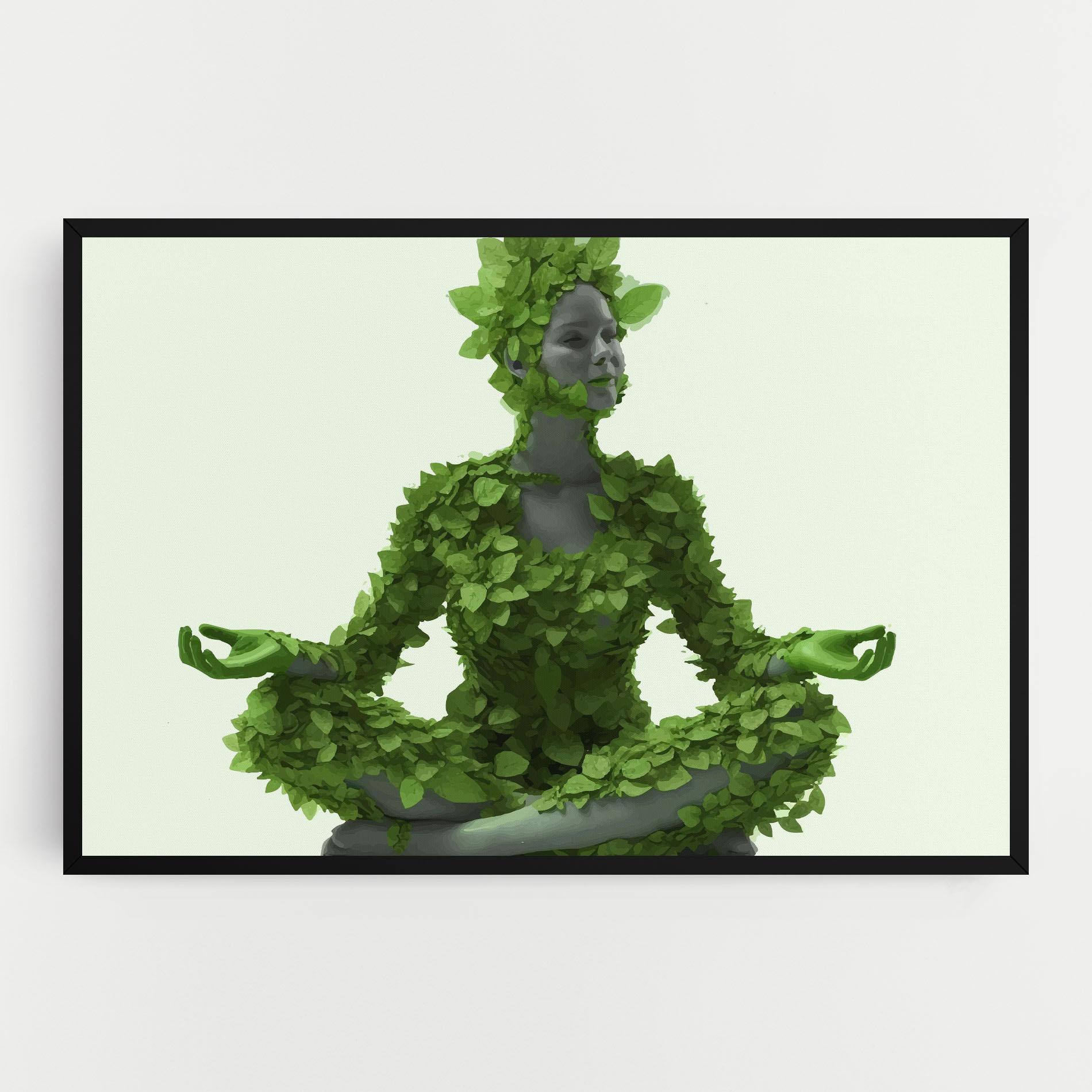 Leinwandbild Nature Yoga mockup 0