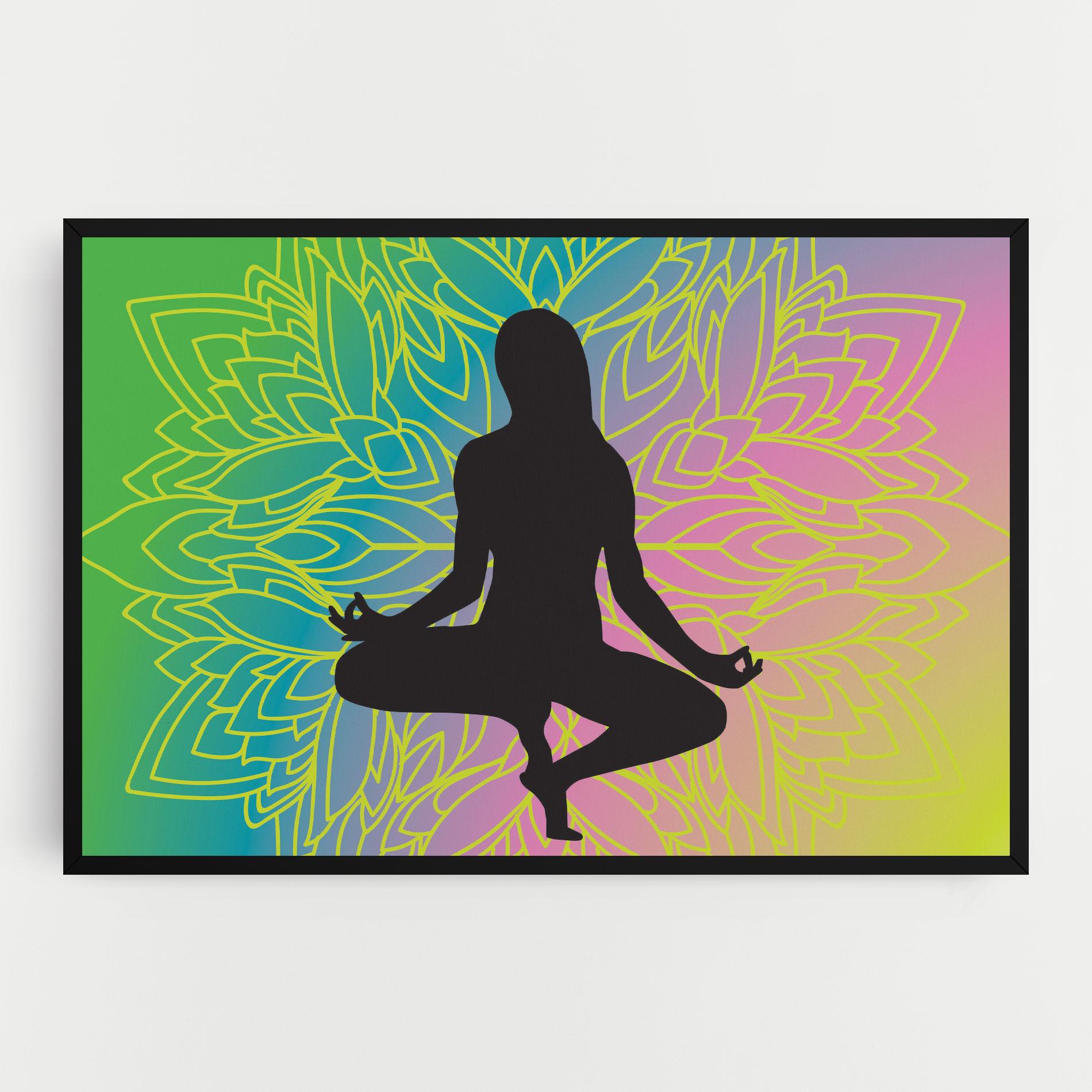 Leinwandbild Peace Yoga 01 mockup 0