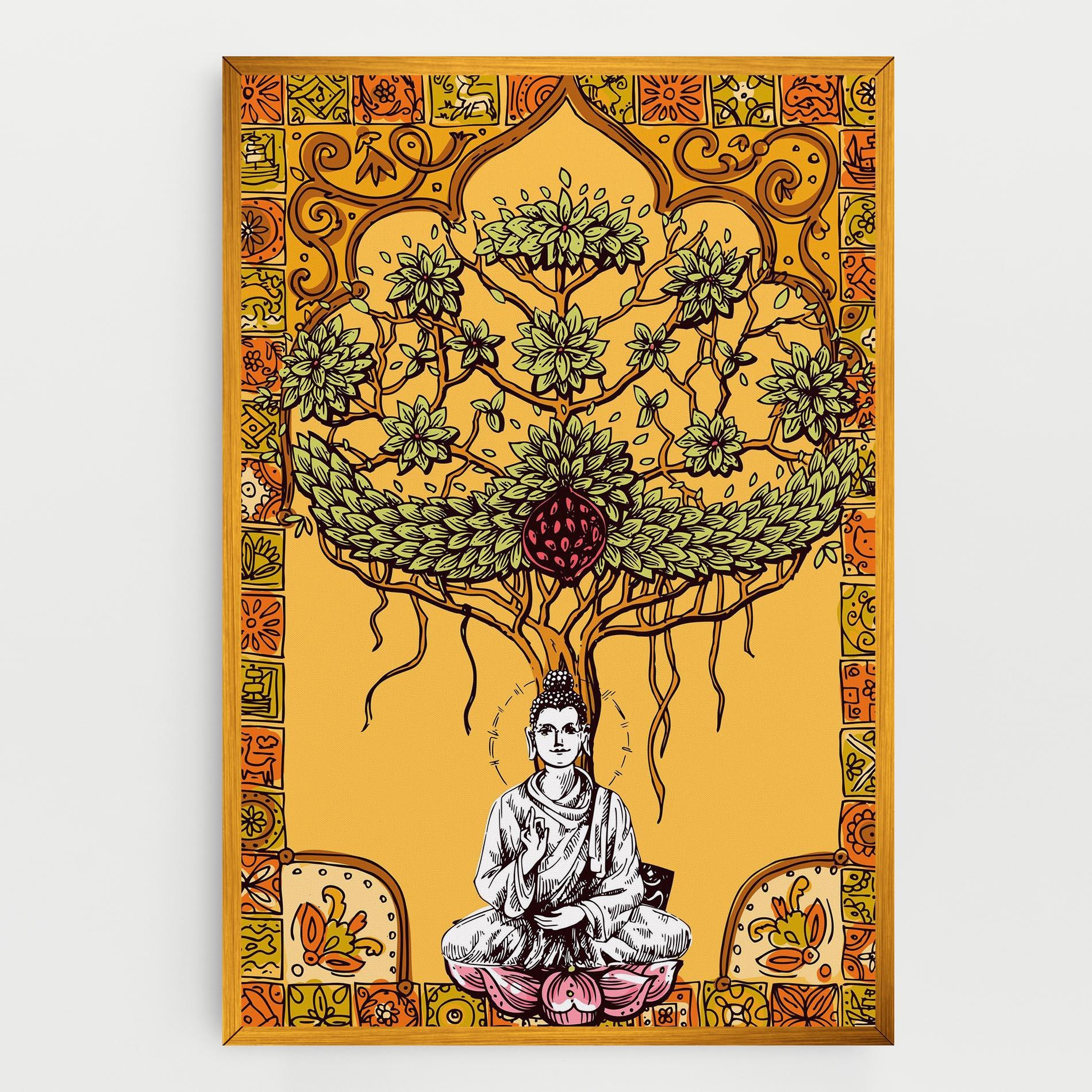 Leinwandbild Meditation Three mockup 0