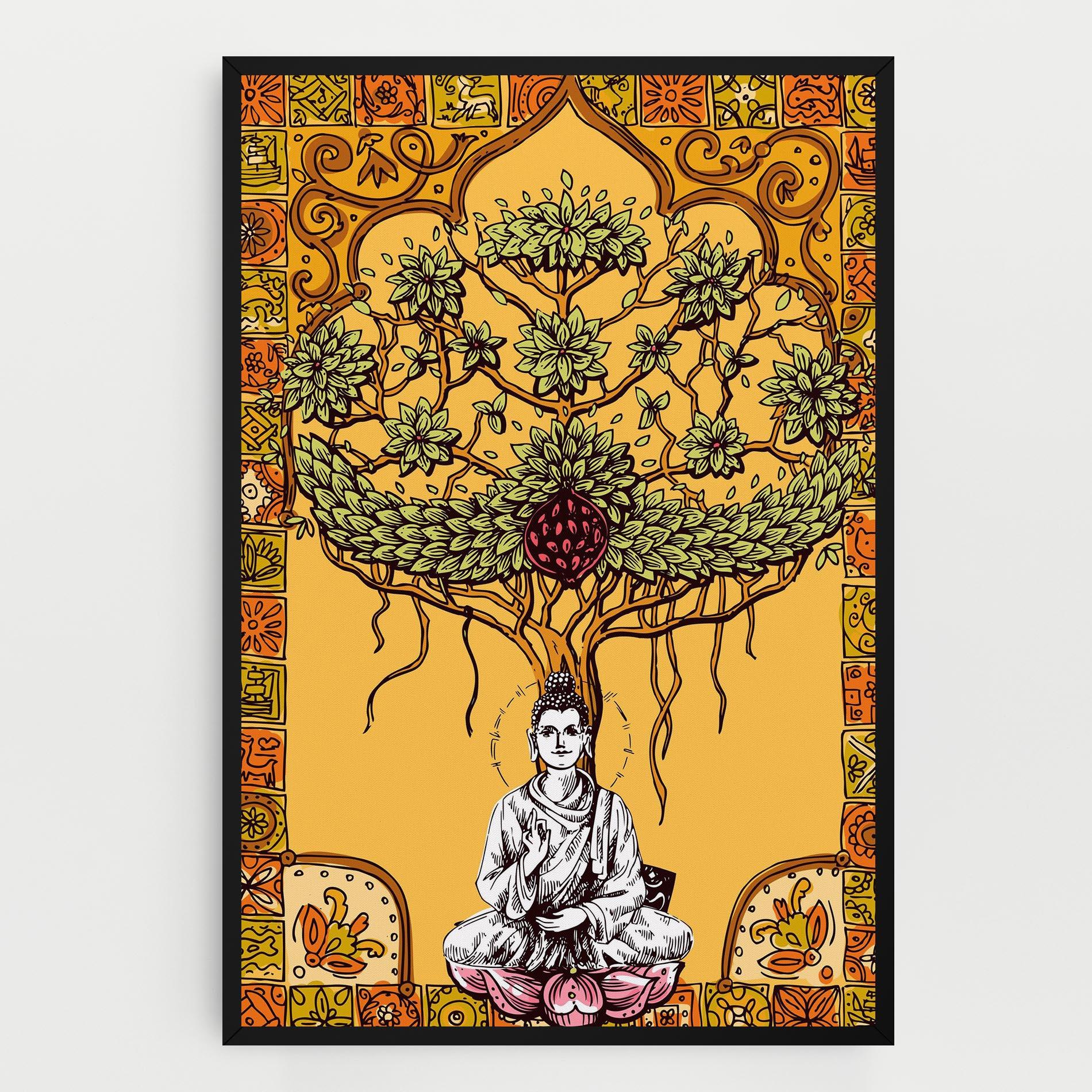 Leinwandbild Meditation Three mockup 0