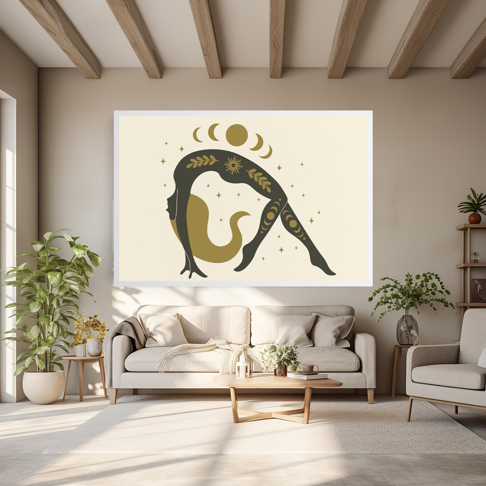 Leinwandbild Chamatkarasana mockup 6