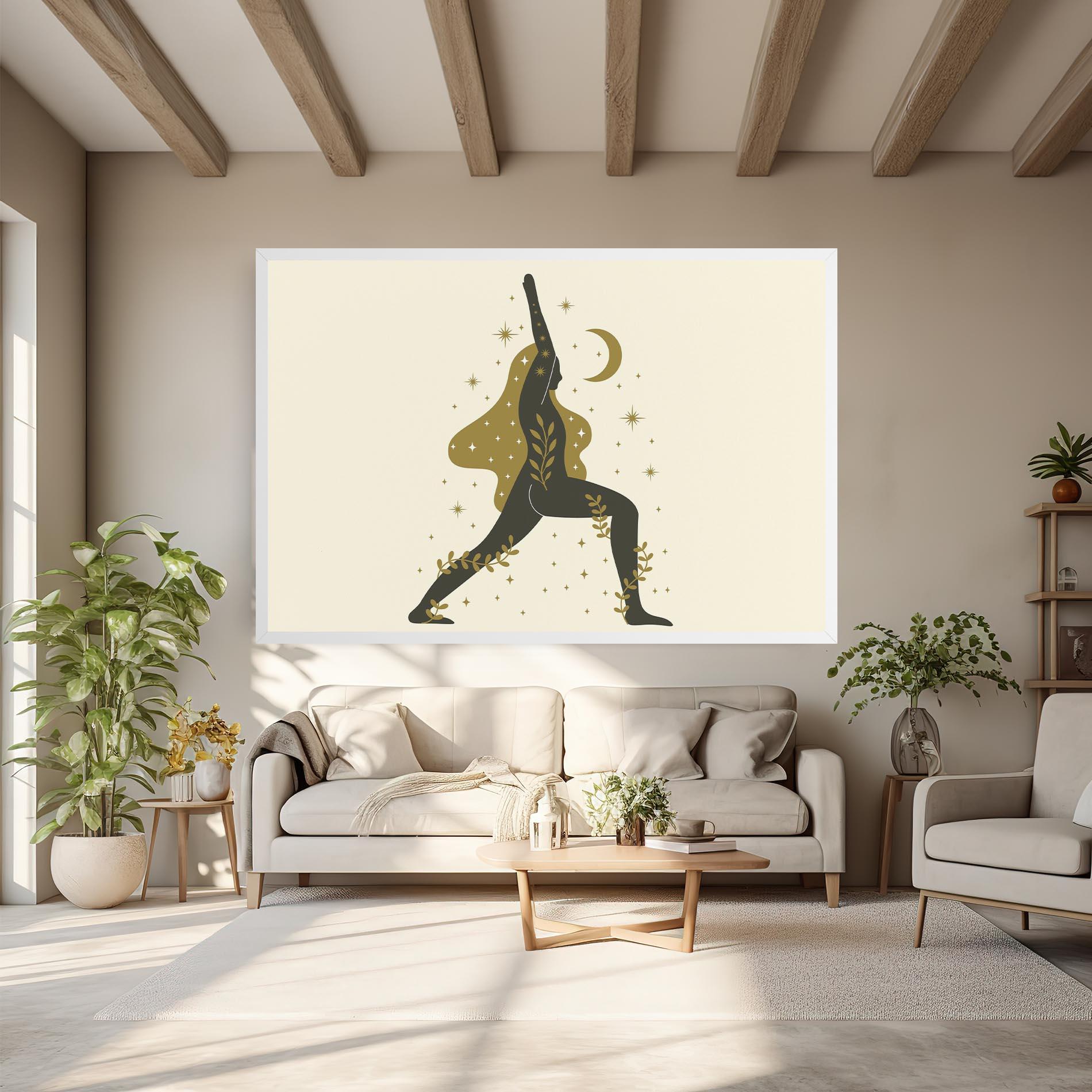 Leinwandbild Chandrasana mockup 6
