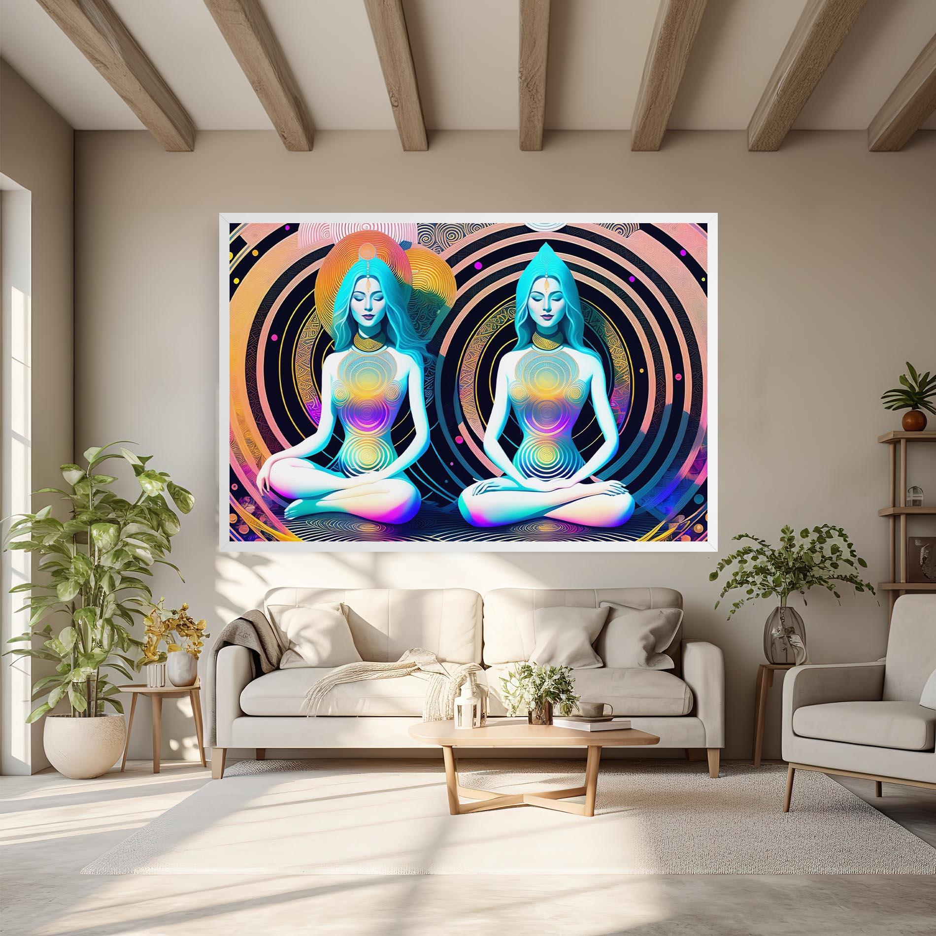 Leinwandbild Clolorful Illustrations mockup 6