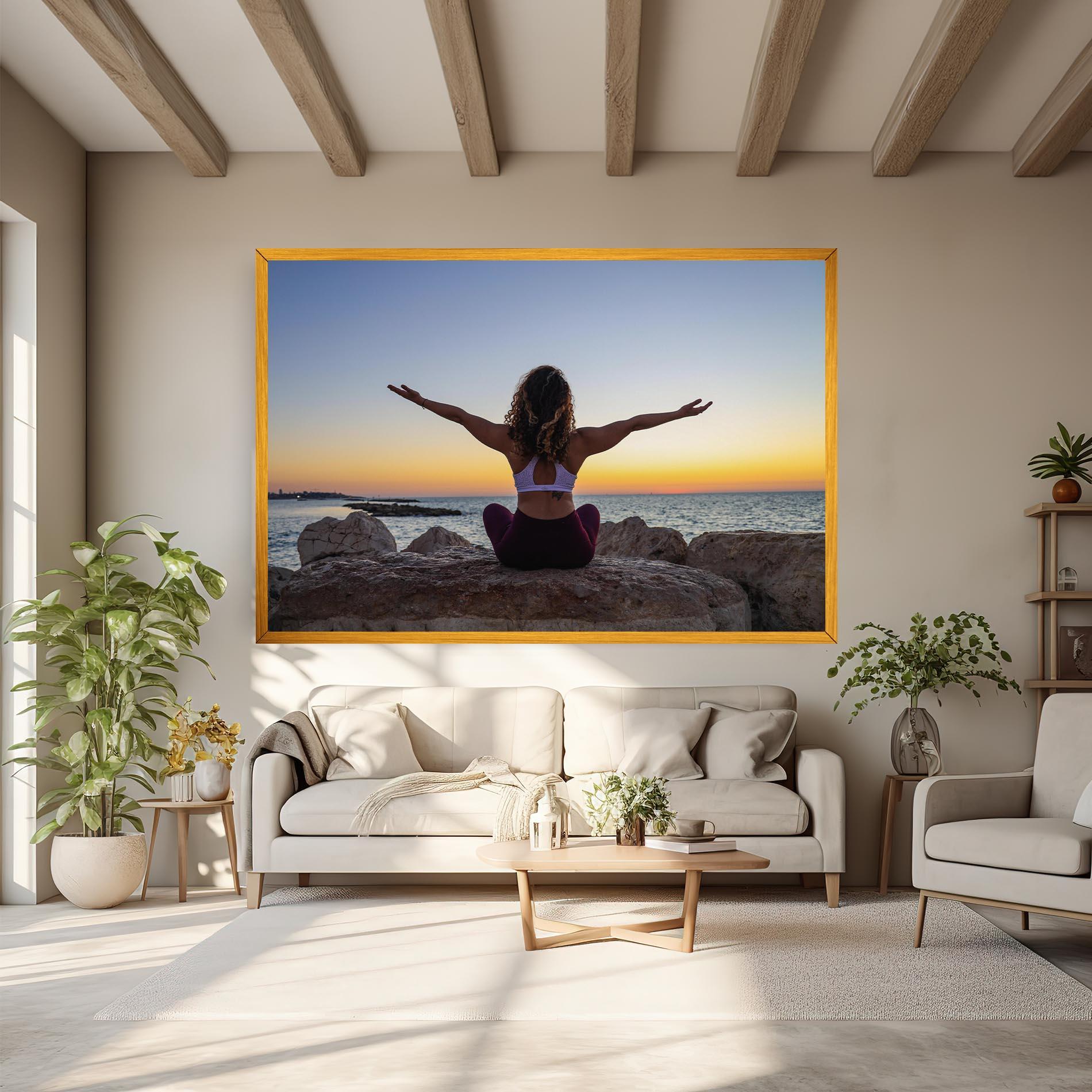 Leinwandbild Calm Asana mockup 6