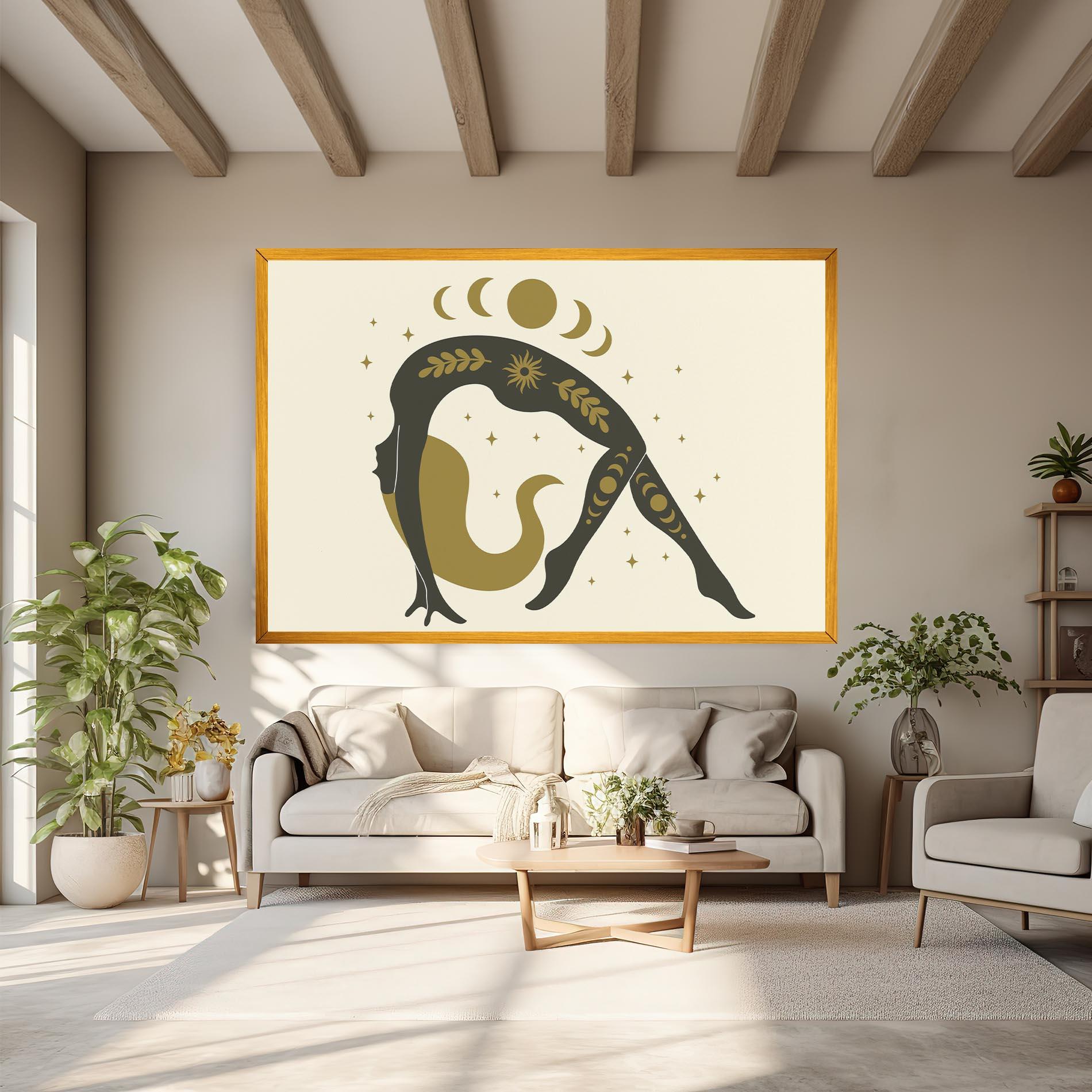 Leinwandbild Chamatkarasana mockup 6