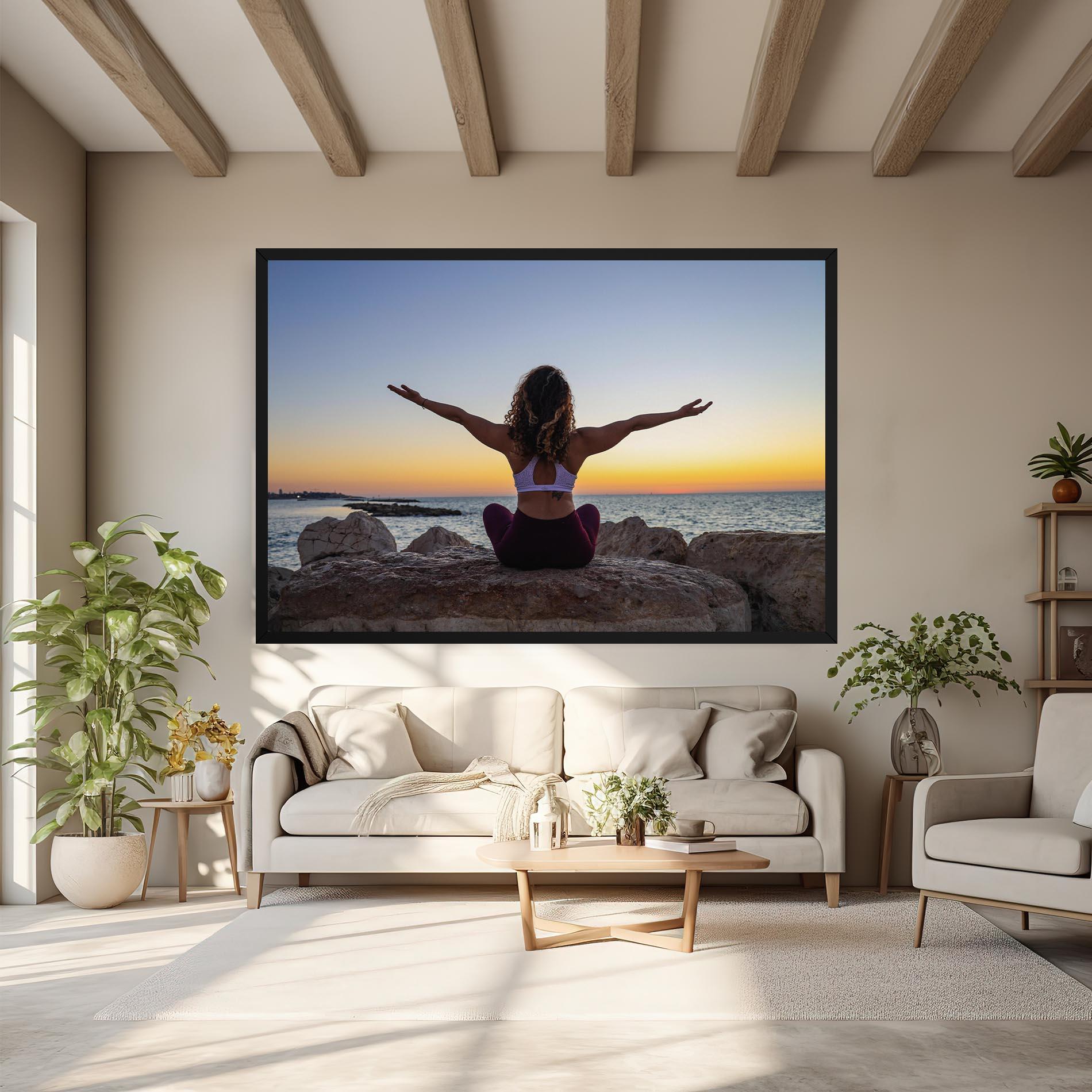 Leinwandbild Calm Asana mockup 6